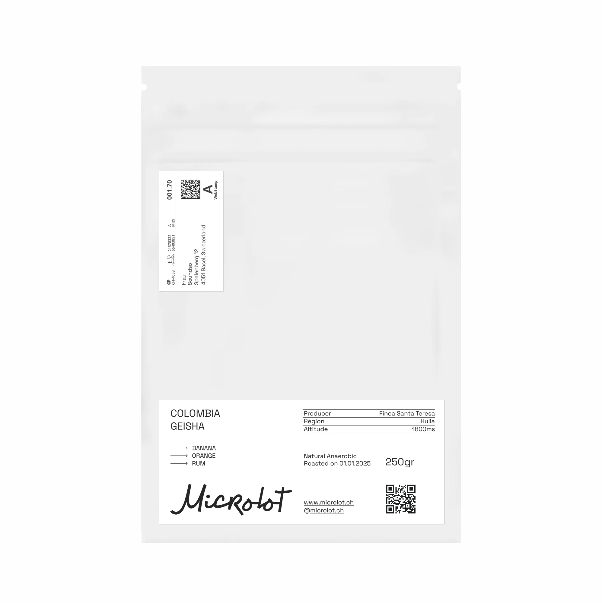 COLOMBIA - GEISHA ⁄ ANAEROBIC 