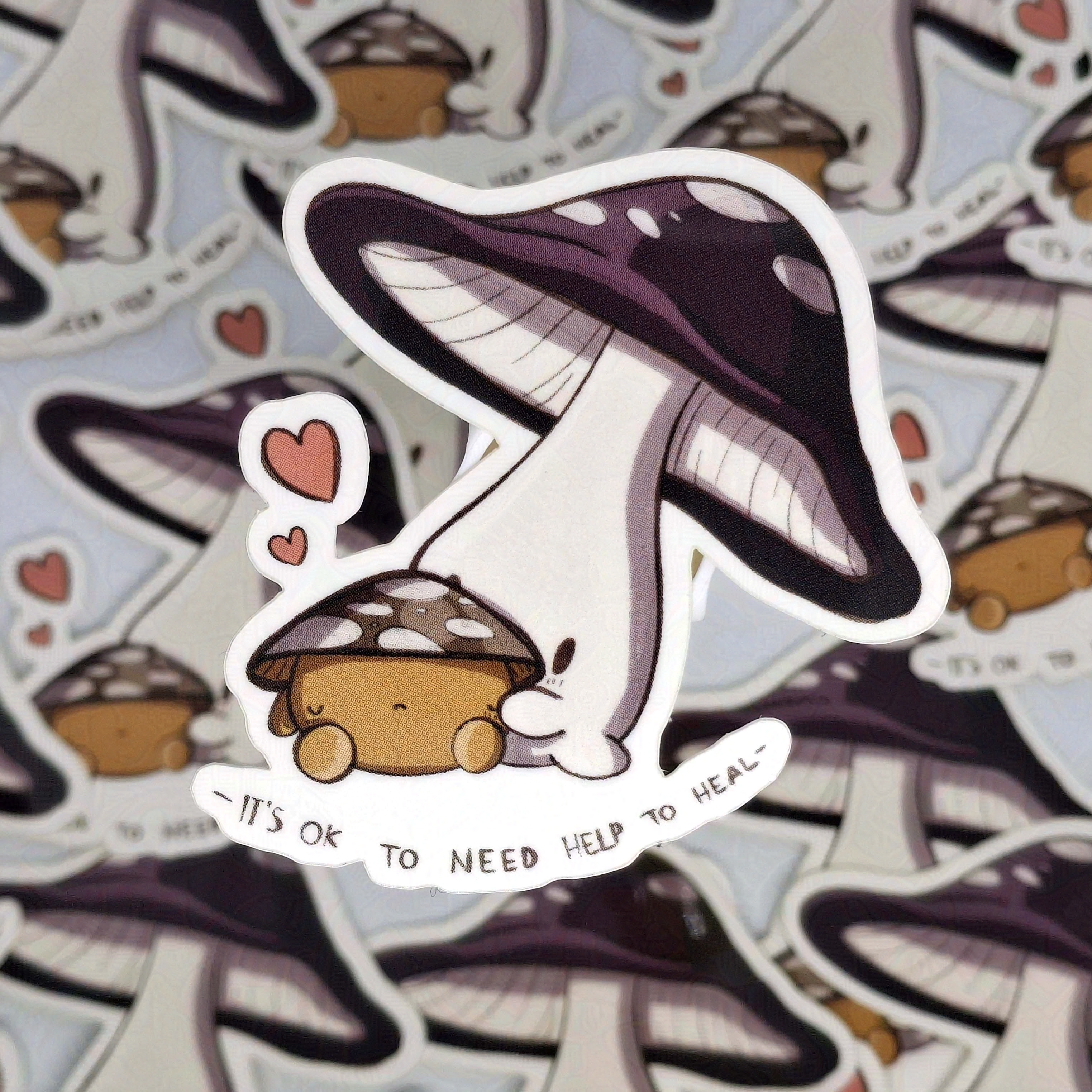 It's ok to need help to heal - Vinyl sticker