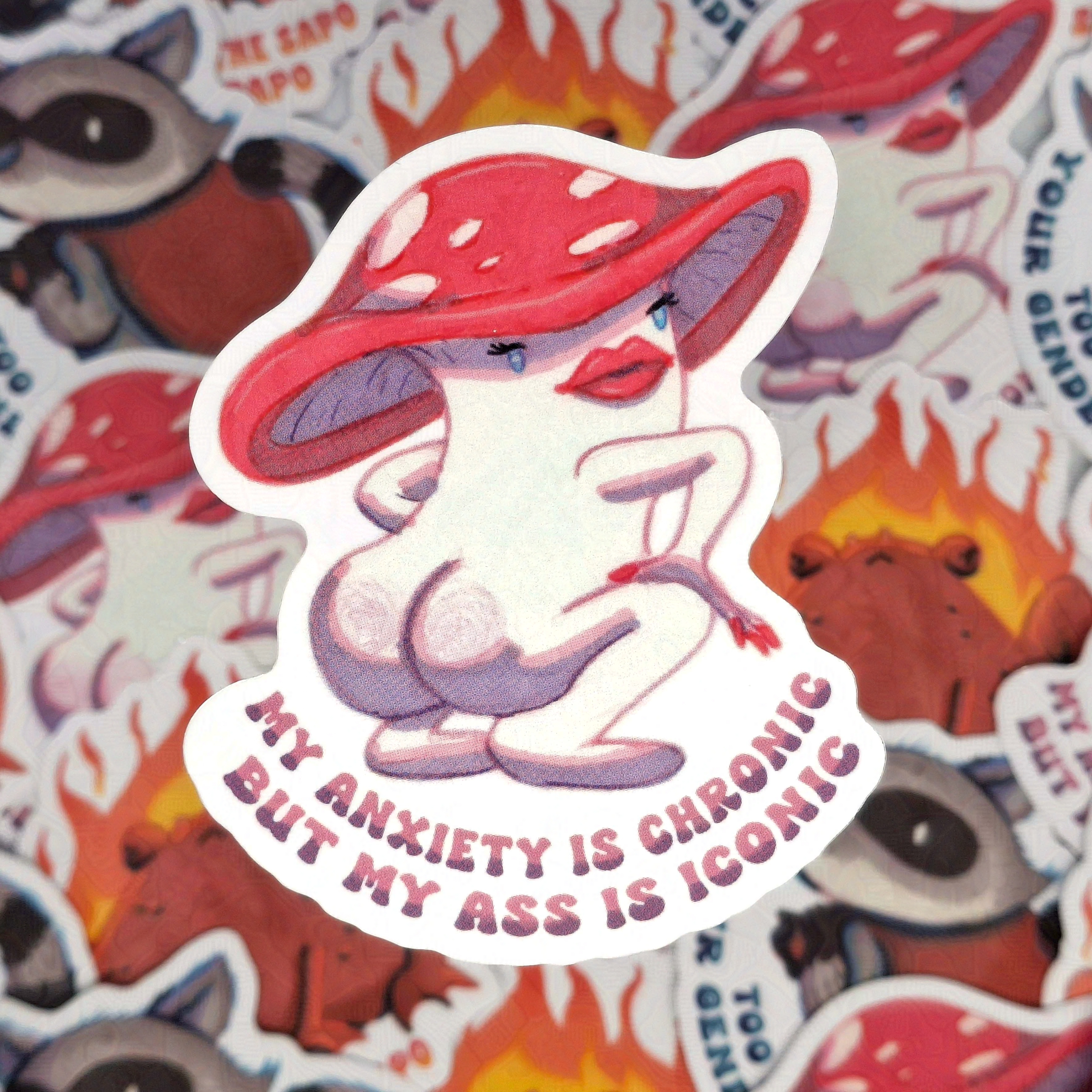 Anxiety - Vinyl sticker