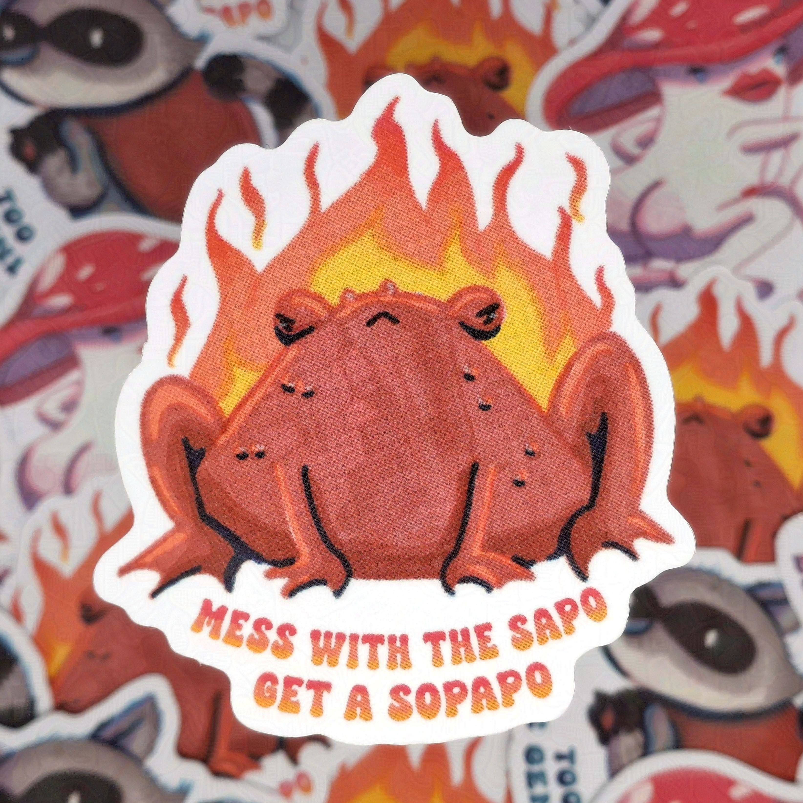 Sapo Sopapo - Vinyl sticker