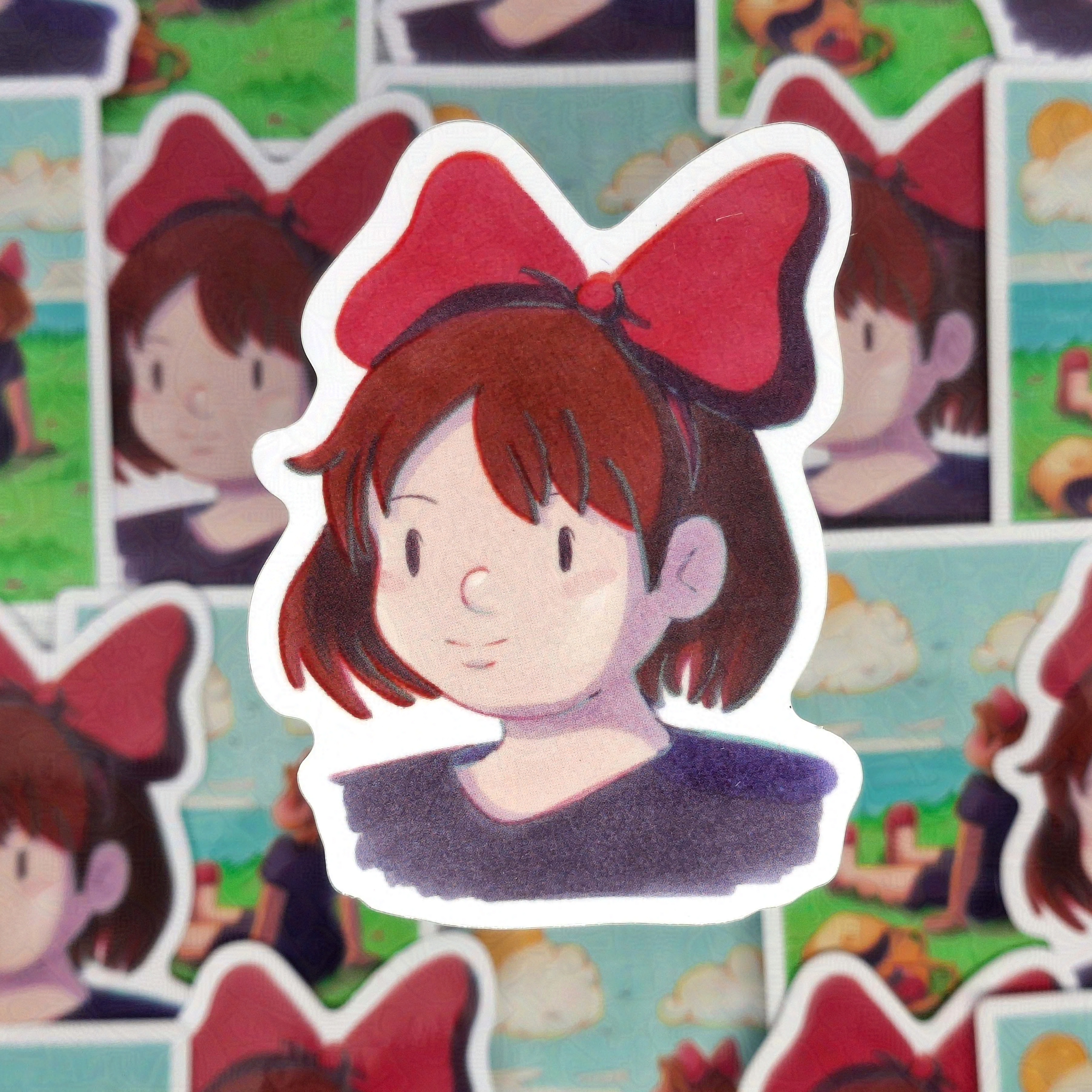 Kiki the witch portrait - Vinyl sticker