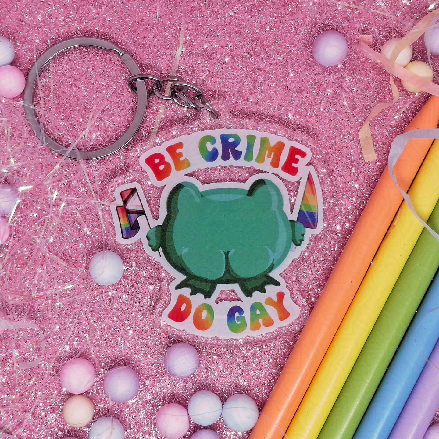Be cime do gay - Keychain