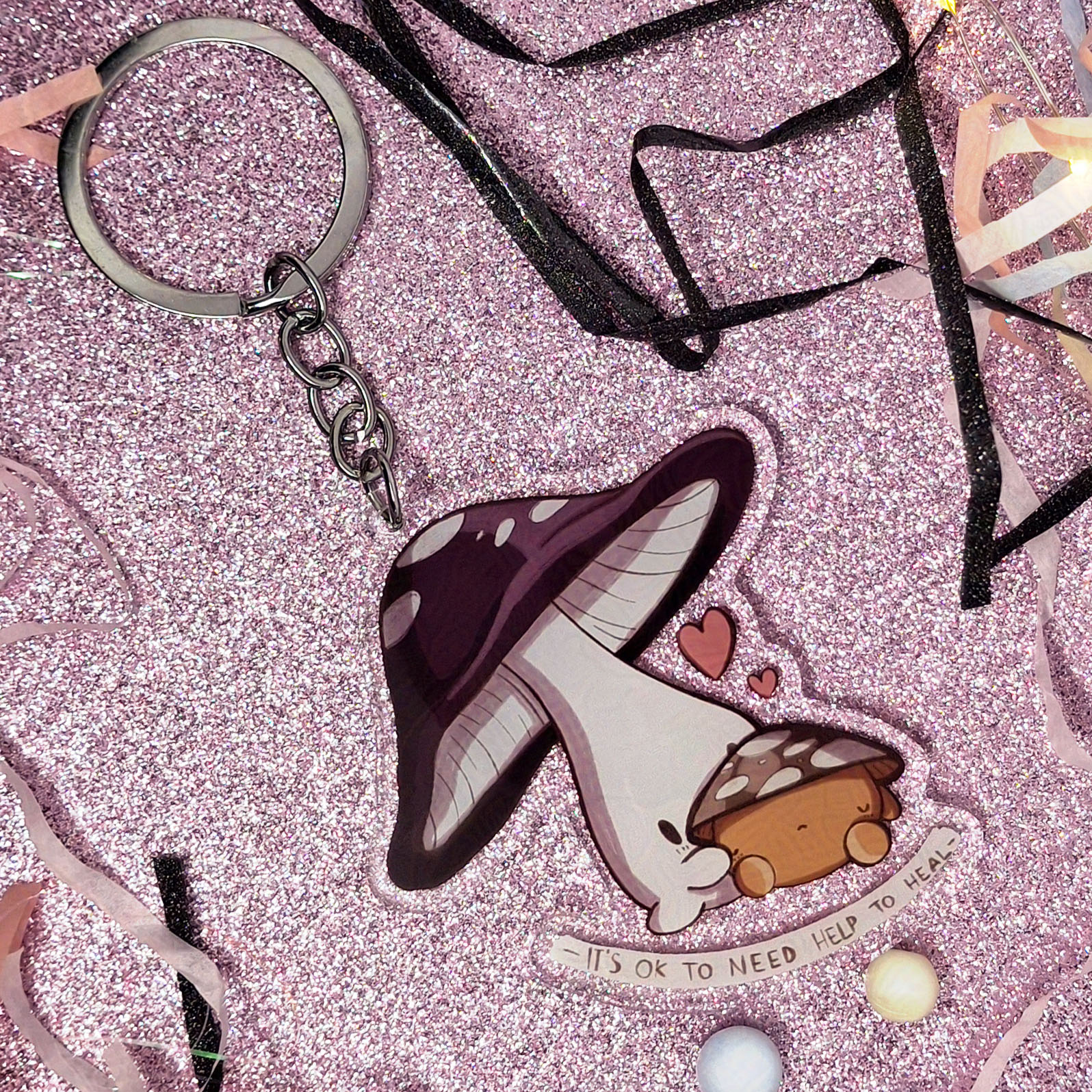 It's ok to need help to heal - Keychain