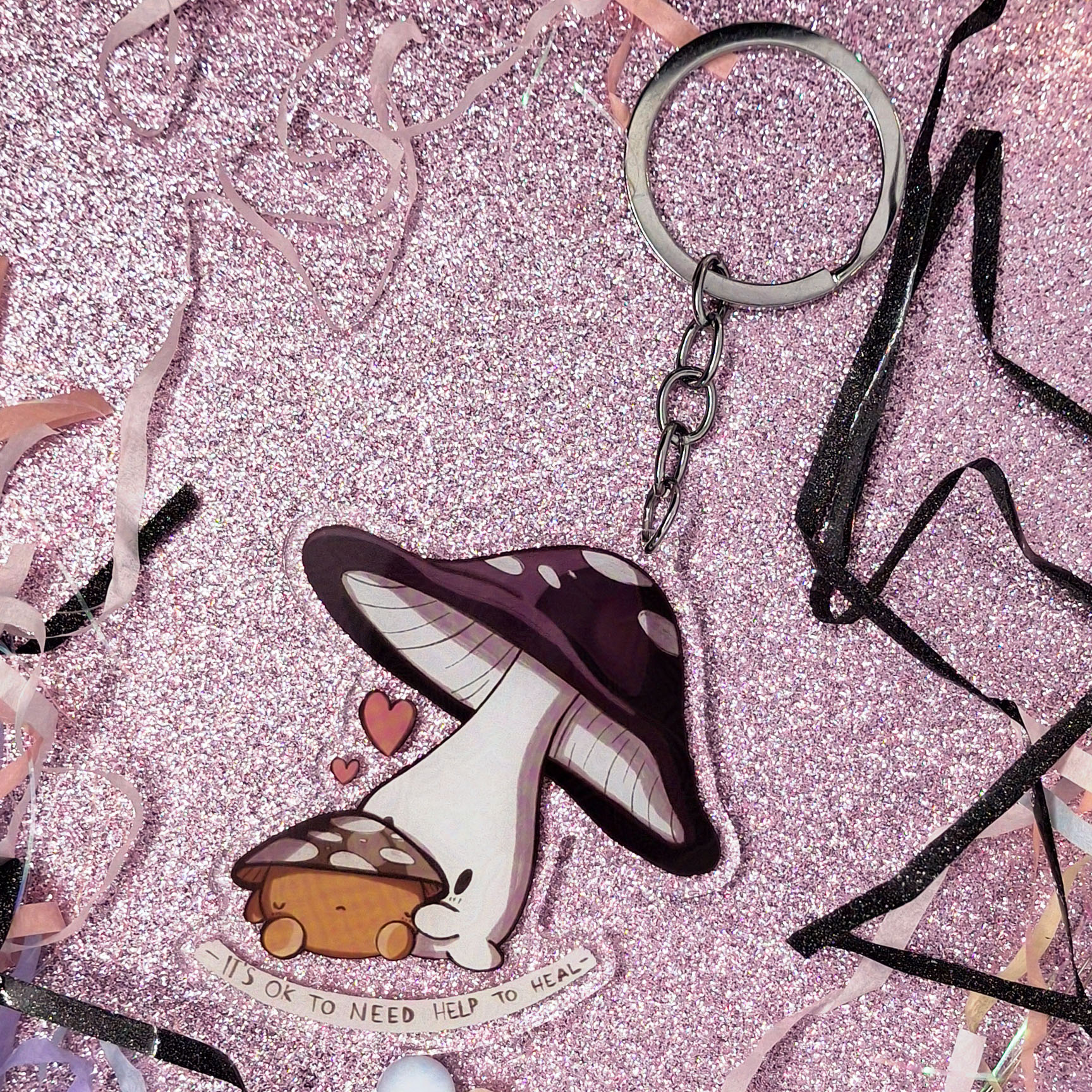 It's ok to need help to heal - Keychain