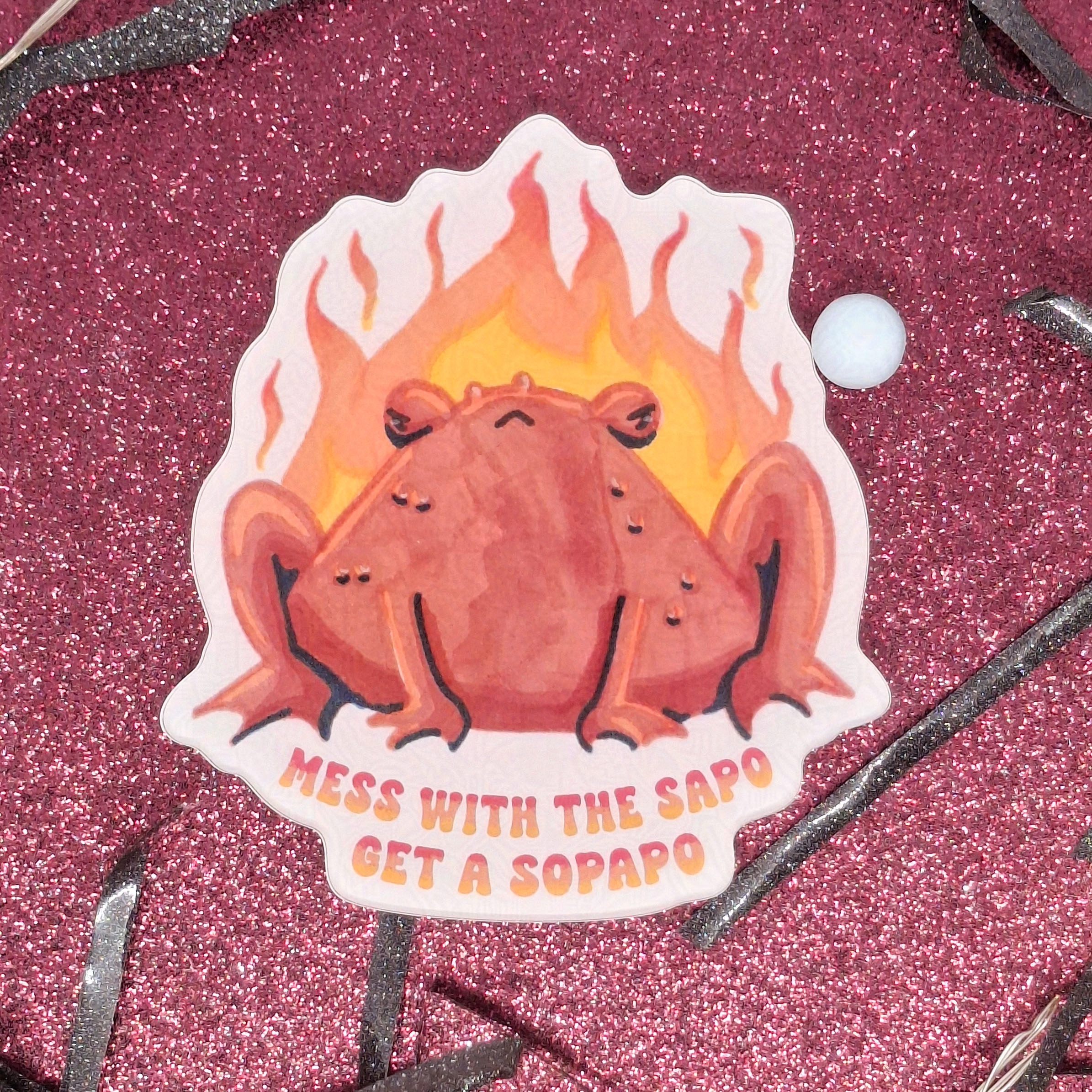 Sapo sopapo - Acrylic Magnet