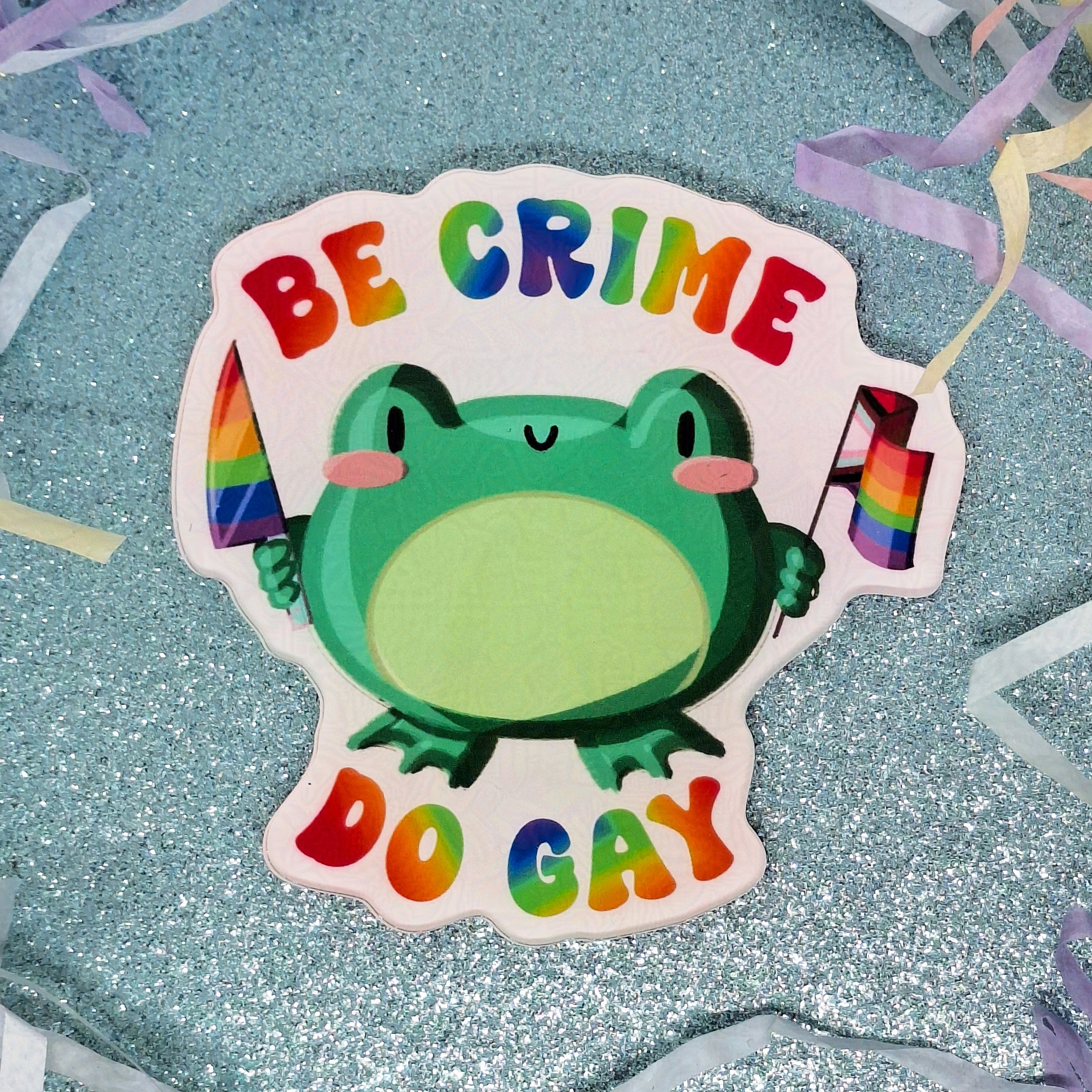 Be crime do gay - Acrylic Magnet