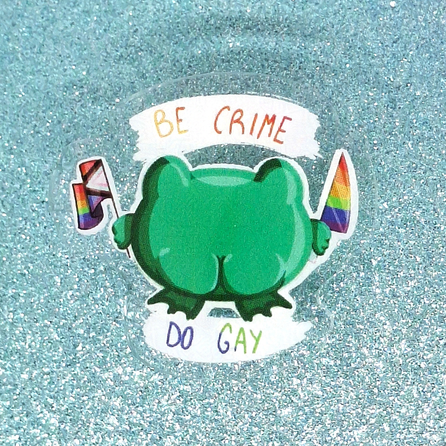 Be crime do gay - Acrylic Pin