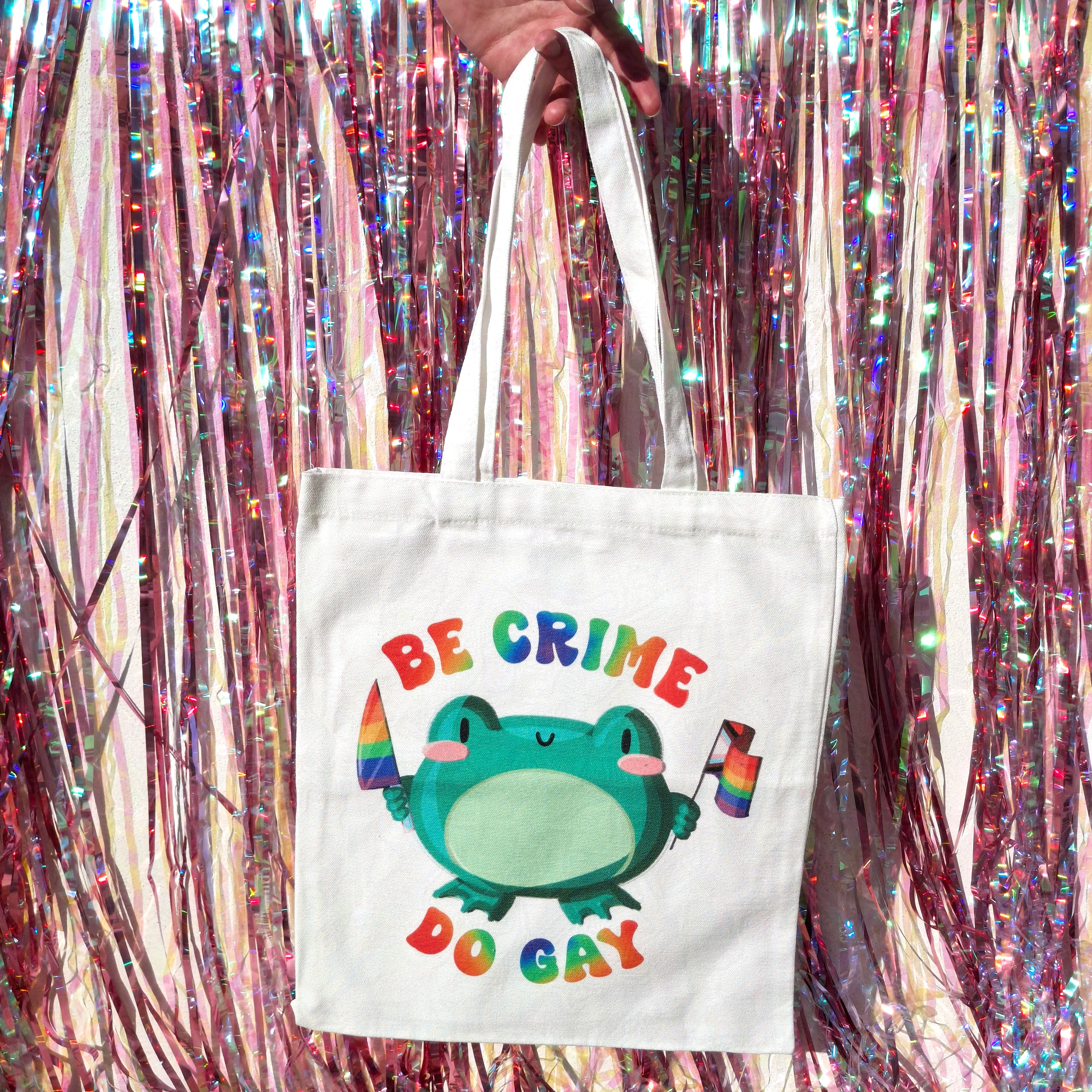 Be Crime Do Gay - Tote Bag
