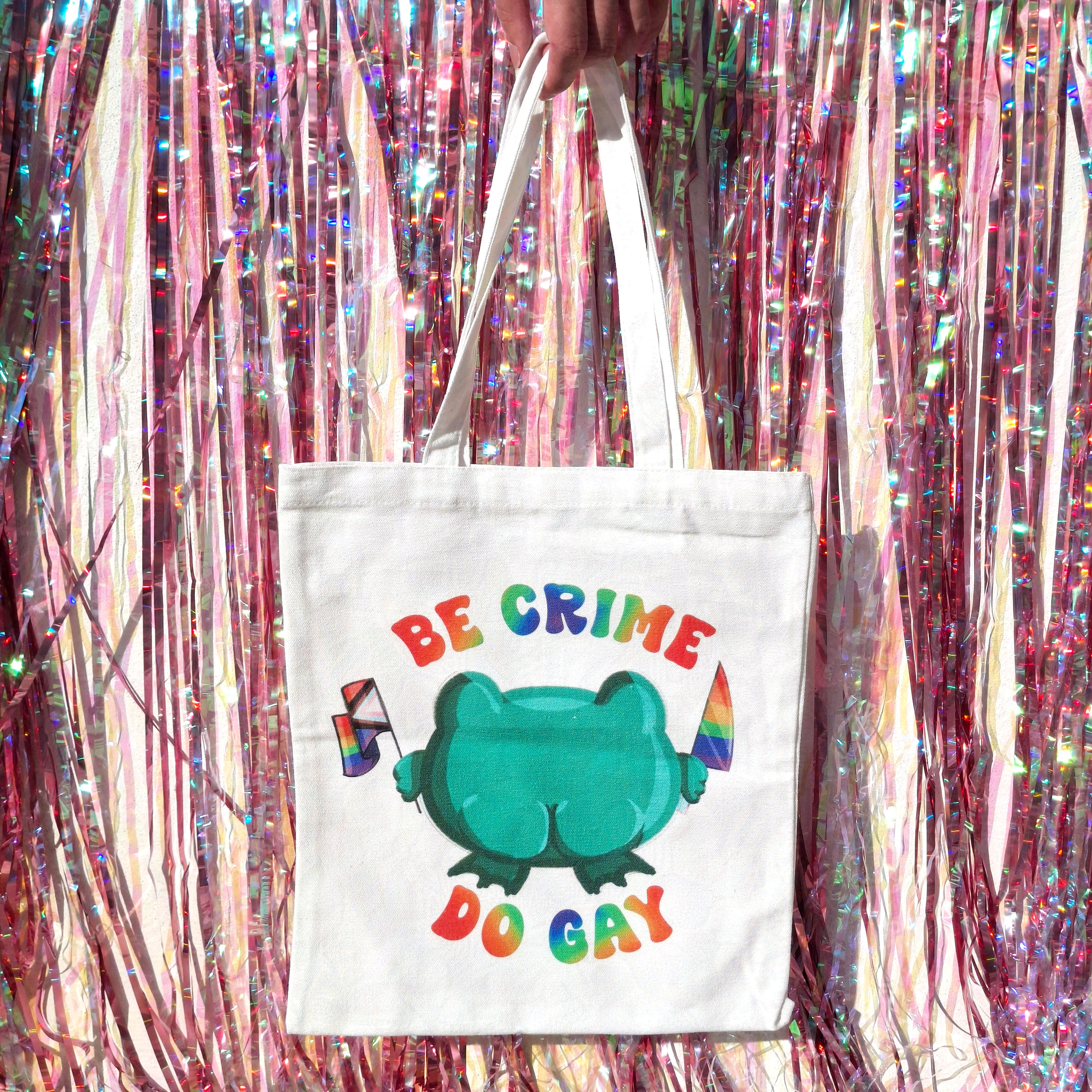 Be Crime Do Gay - Tote Bag