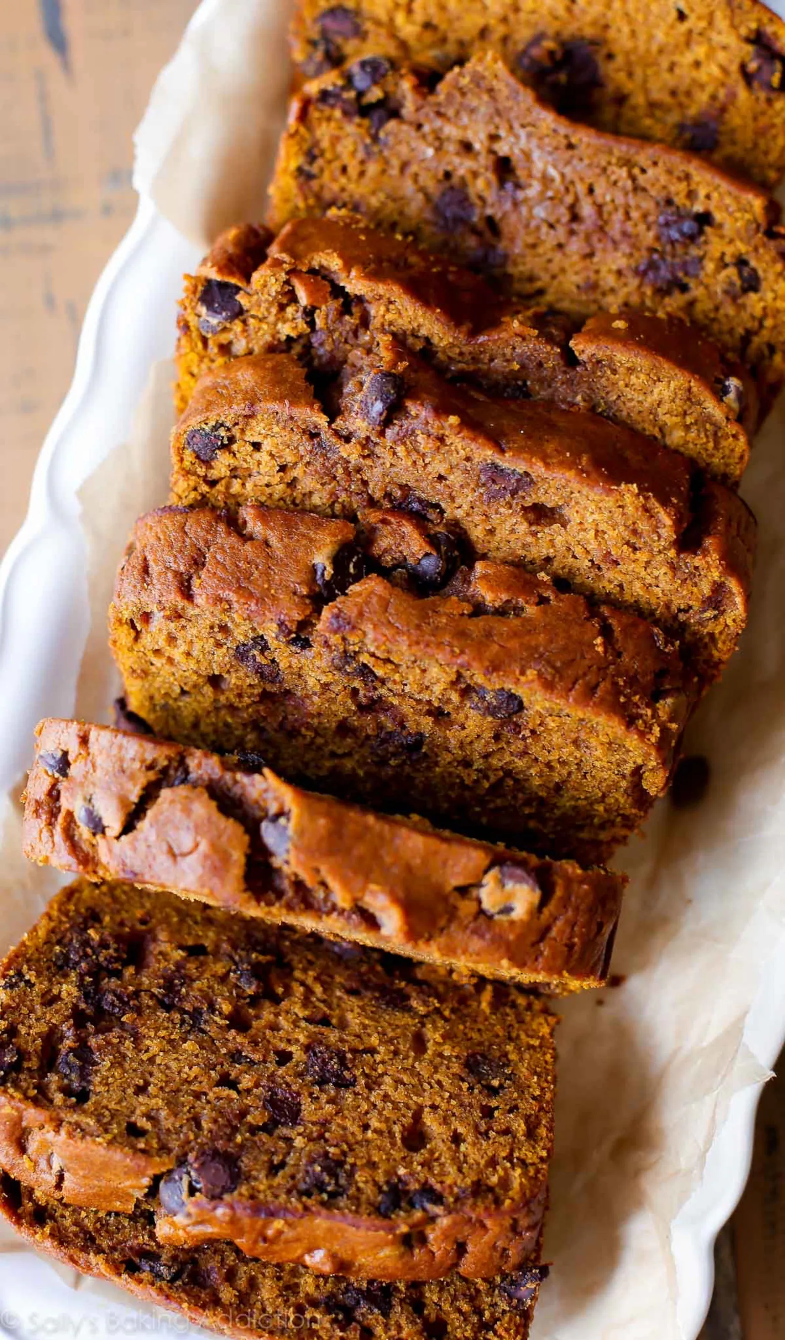 Pumpkin Chocolate Chip Bread