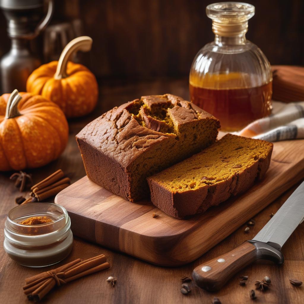 Tipsy Cinnamon Sugar Pumpkin Bread
