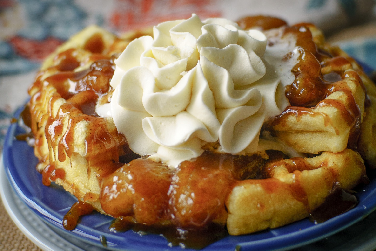 Banana Caramel Waffle