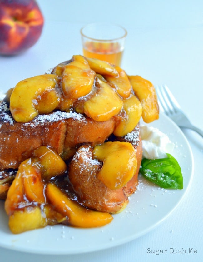 Tipsy Peach French Toast (In Season)