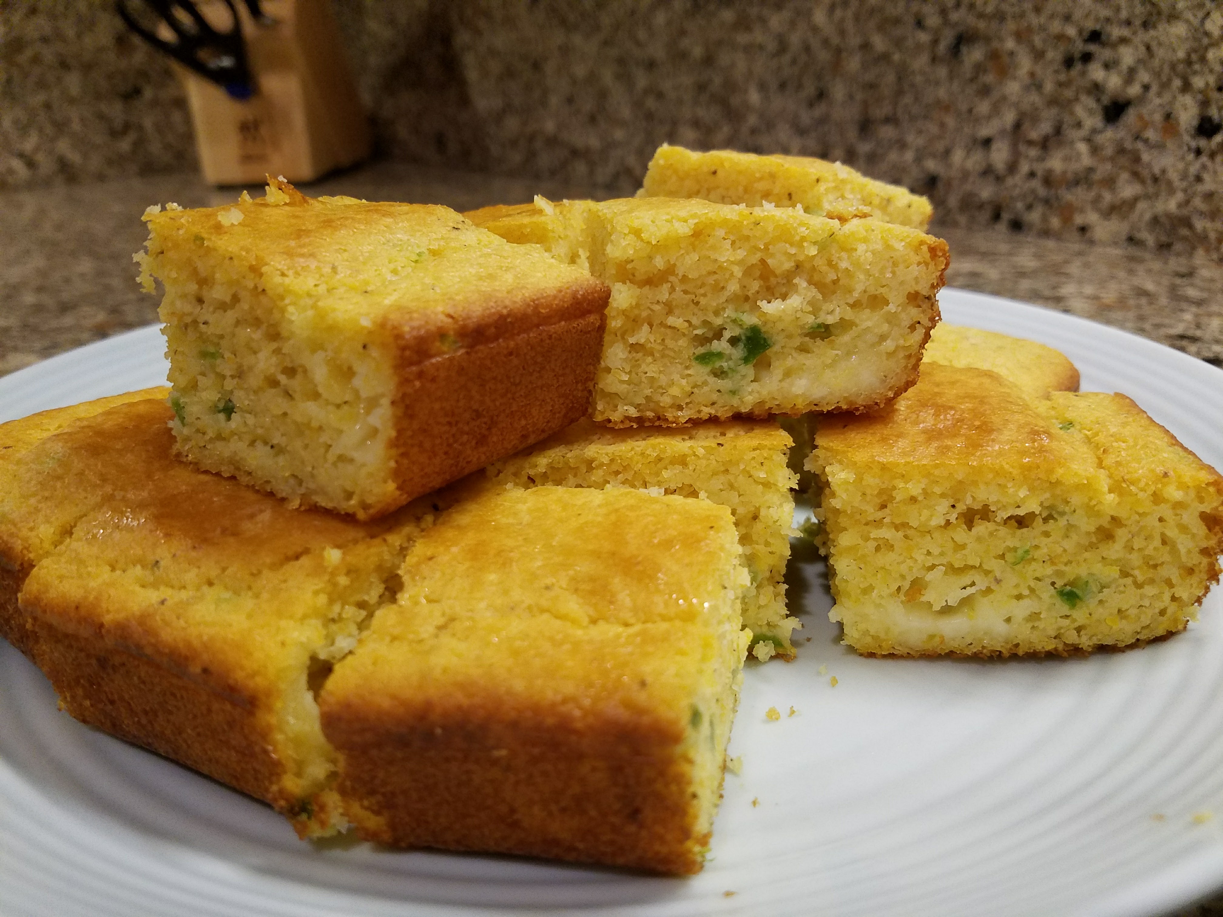 Jalapeno Pepper Jack Cornbread