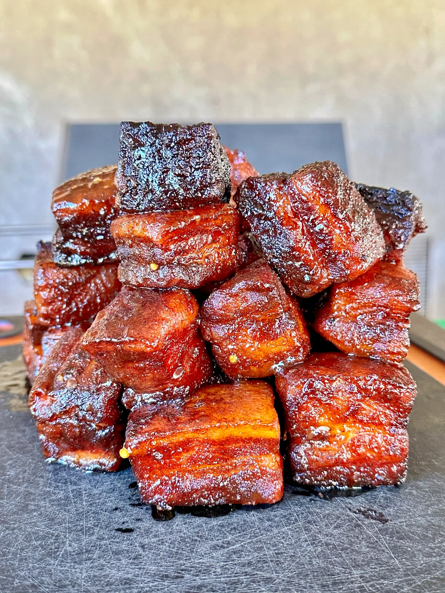 Hot Honey Pork Belly Bites!