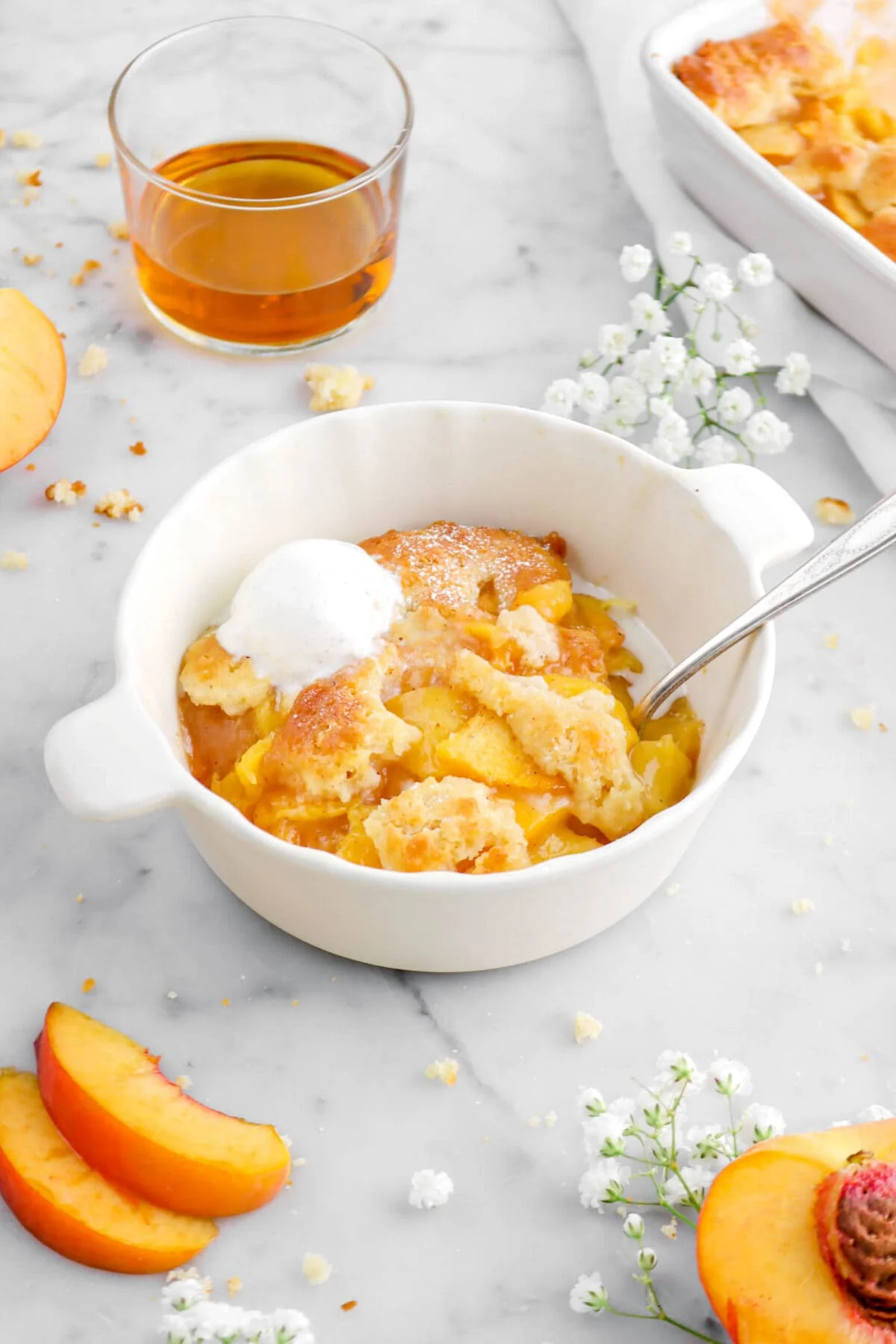 Bourbon Peach Cobbler!