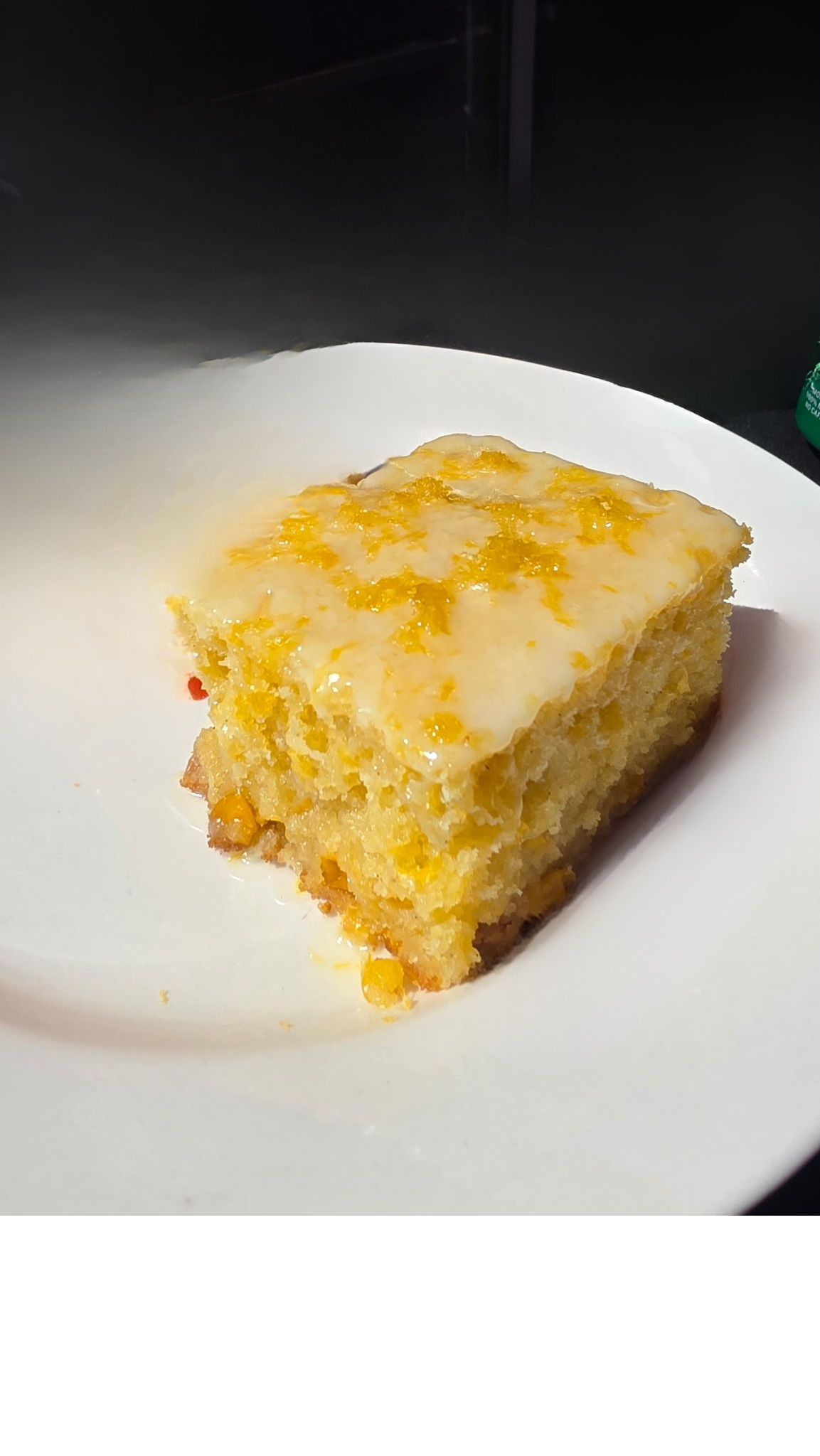 Lemon Drizzle Dessert Cornbread 