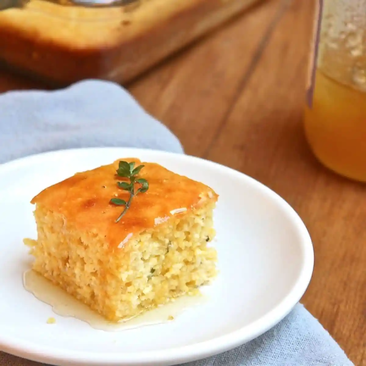 Parmesan Thyme Cornbread 