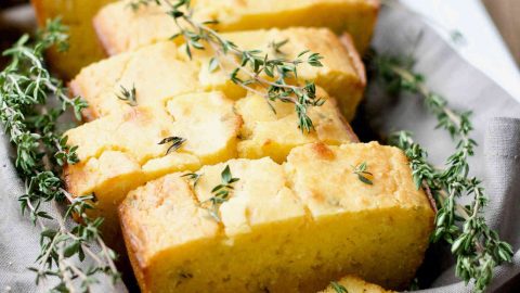 Parmesan Thyme Cornbread (7 x 7 pan)