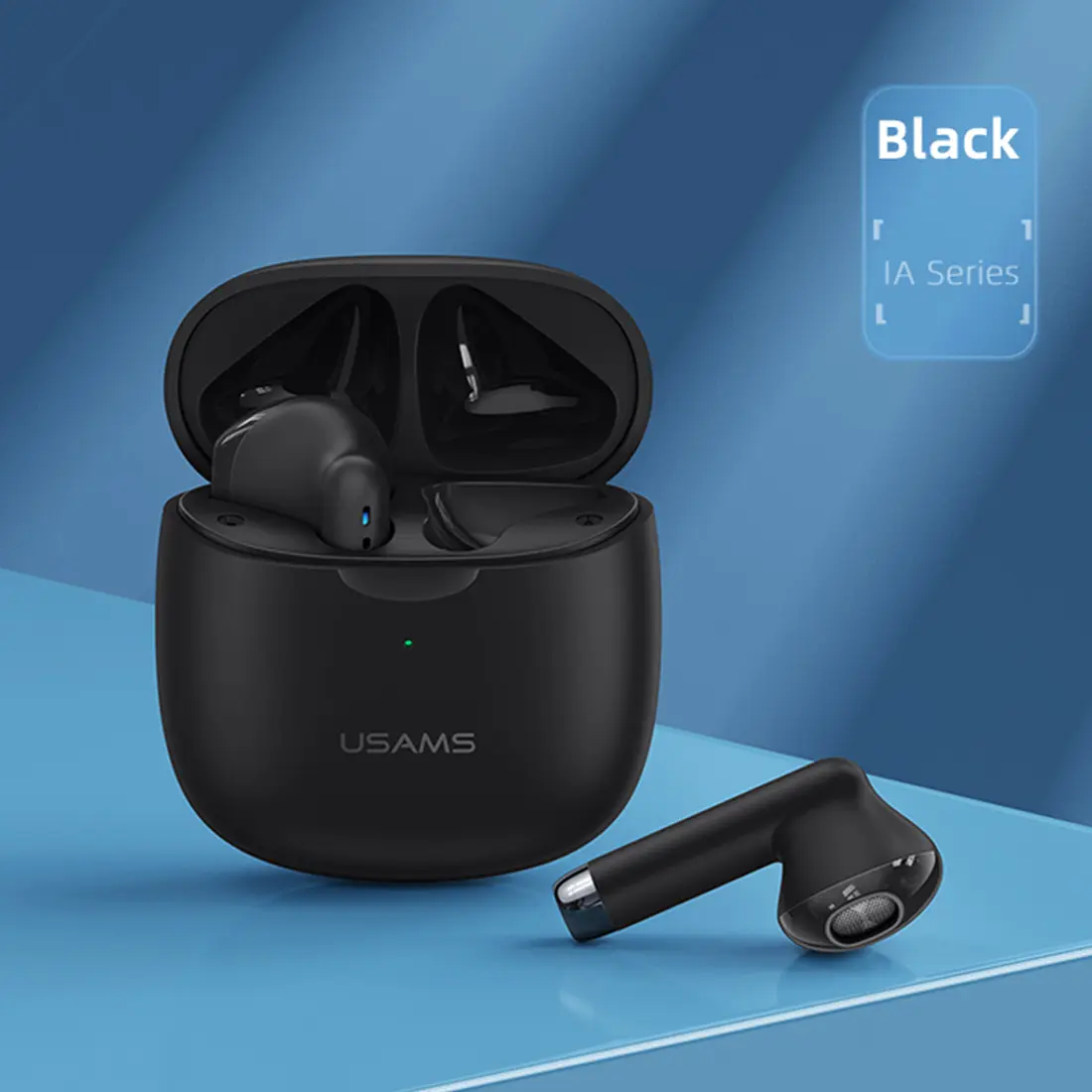 USAMS IA02 TWS Earbuds – White (Bluetooth 5.0)
