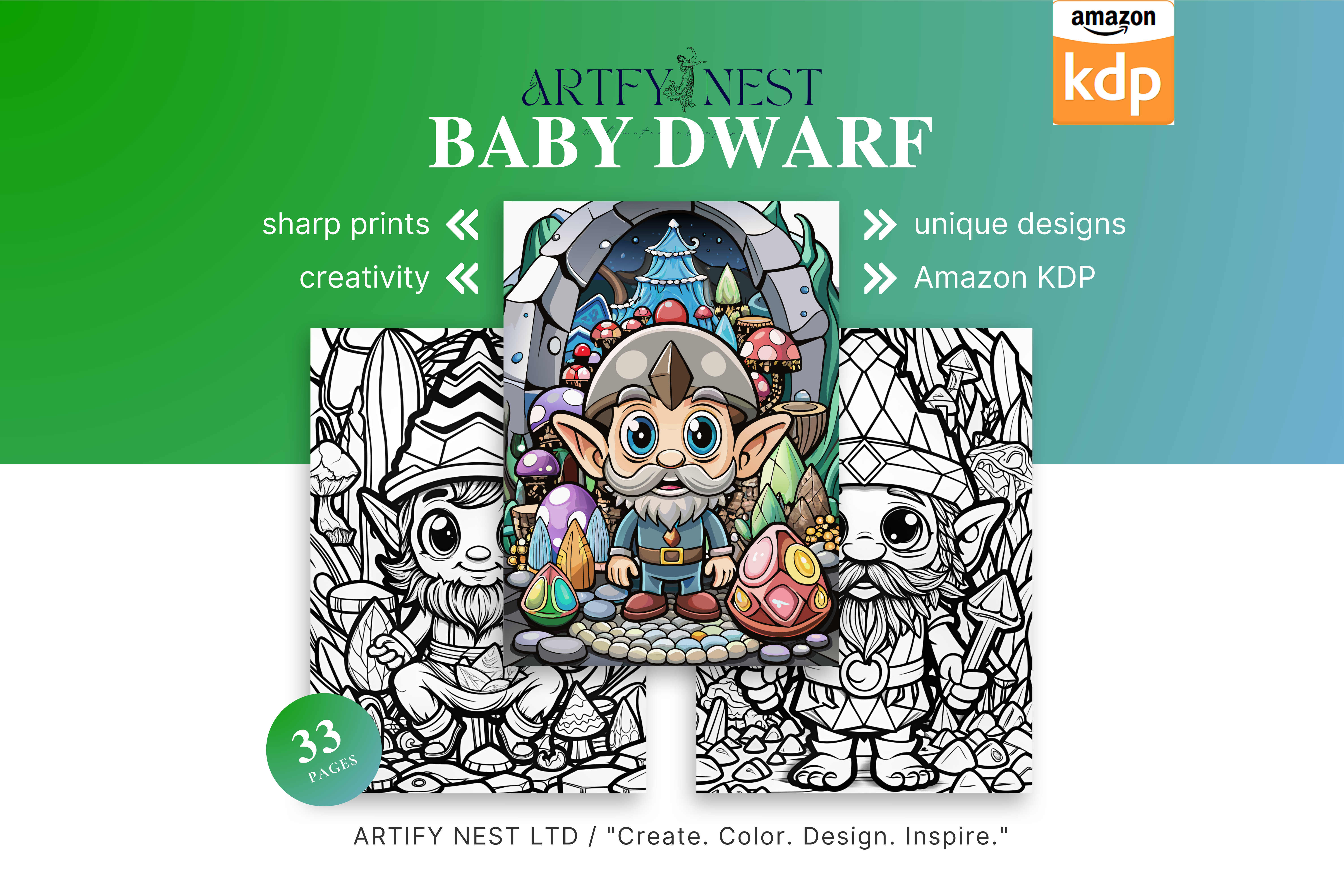 33 Whimsical Pages for Kids & Adults