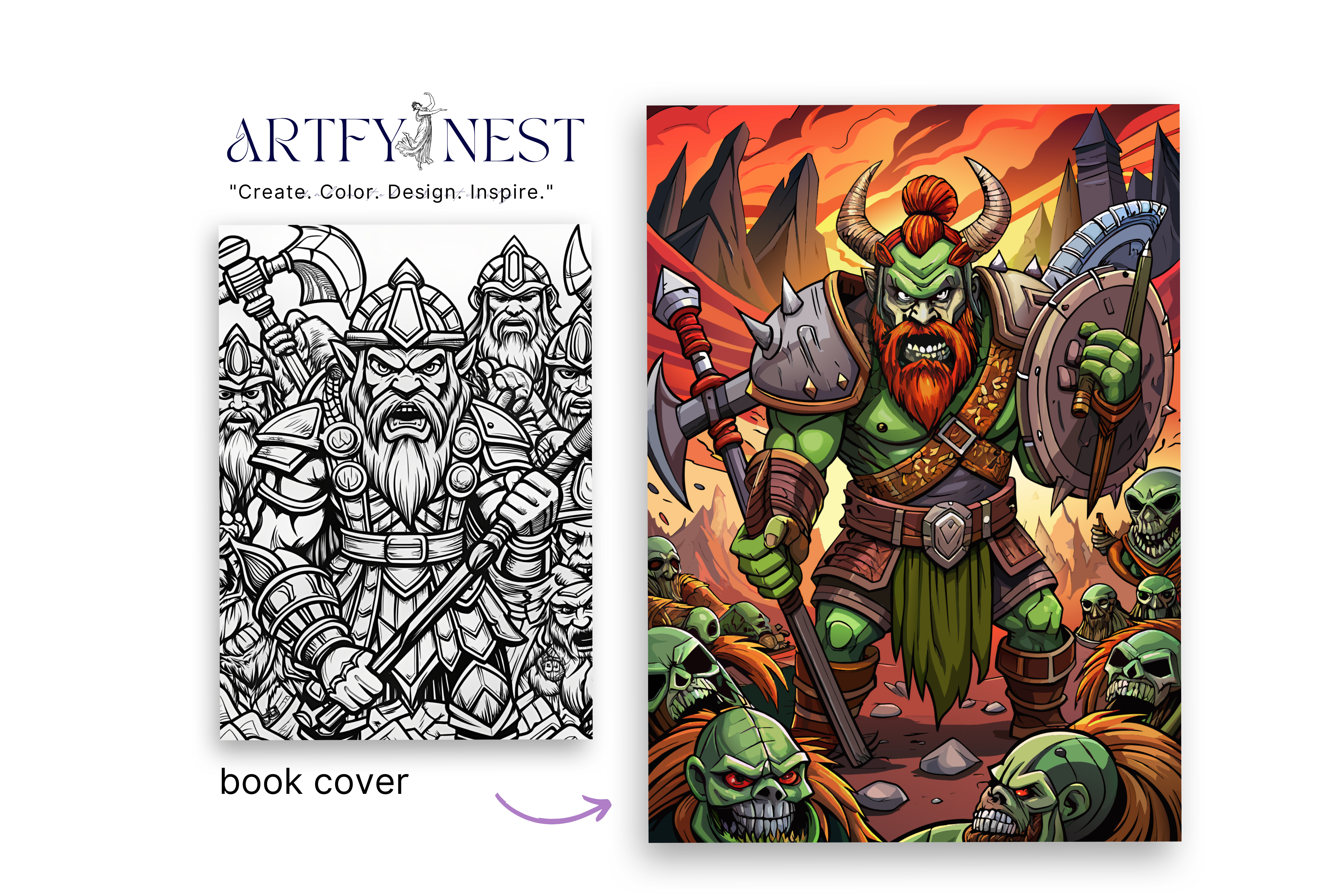 33 Whimsical Dwarf Armies Pages for Kids & Adults