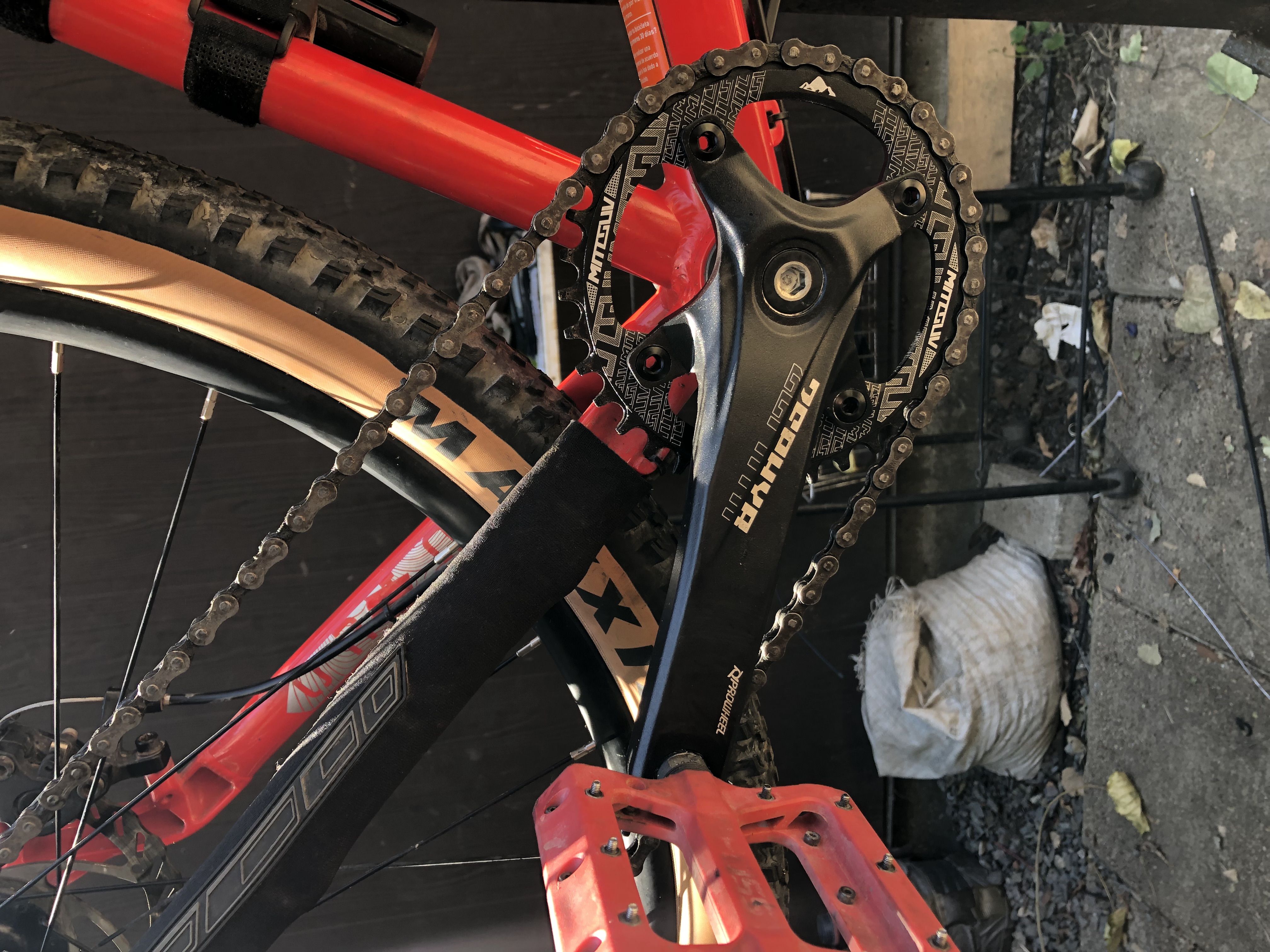 Bielas monoplato Prowheel + corona 32 o 36 T