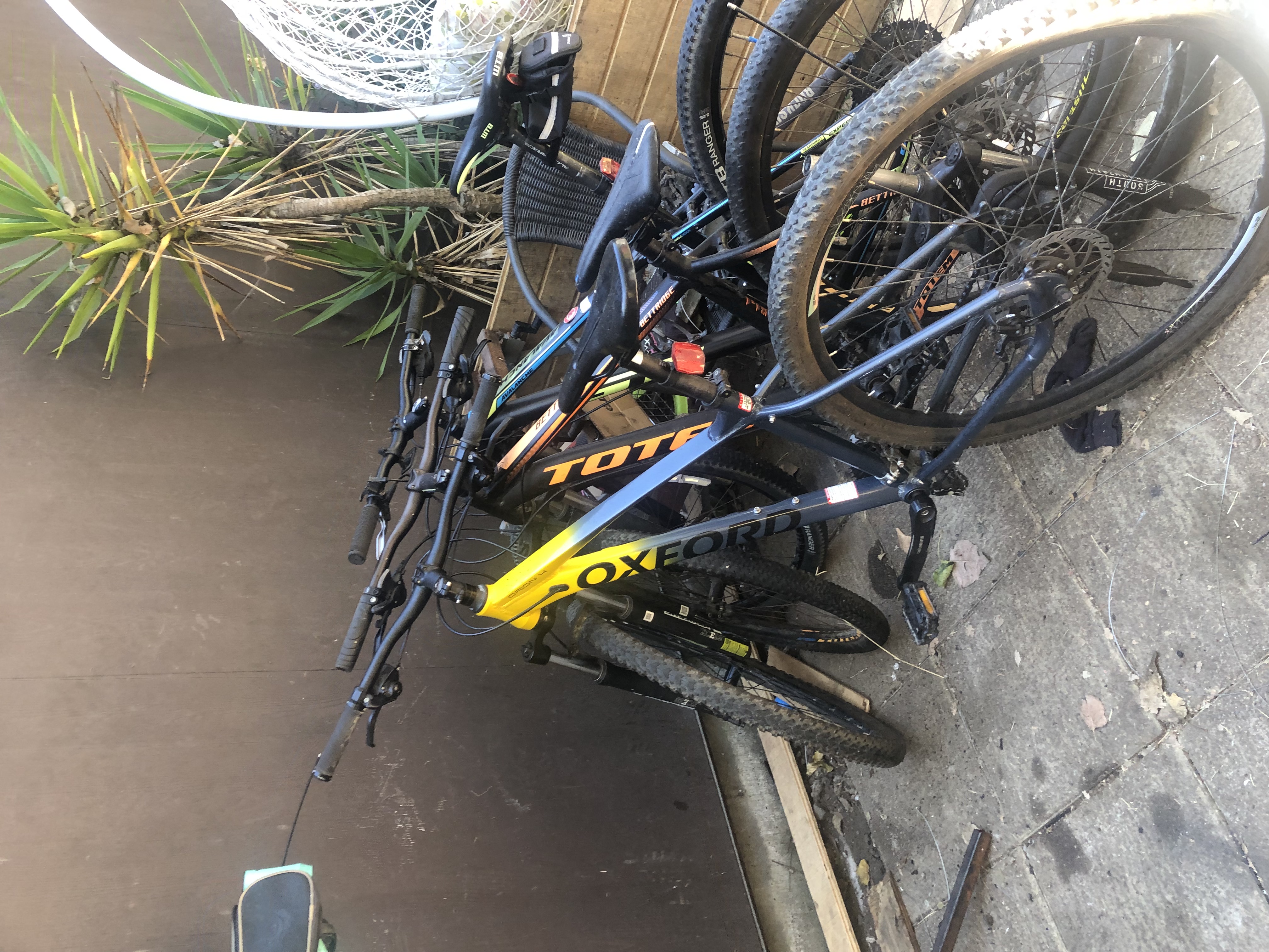 Carpa para guardar bicicletas 