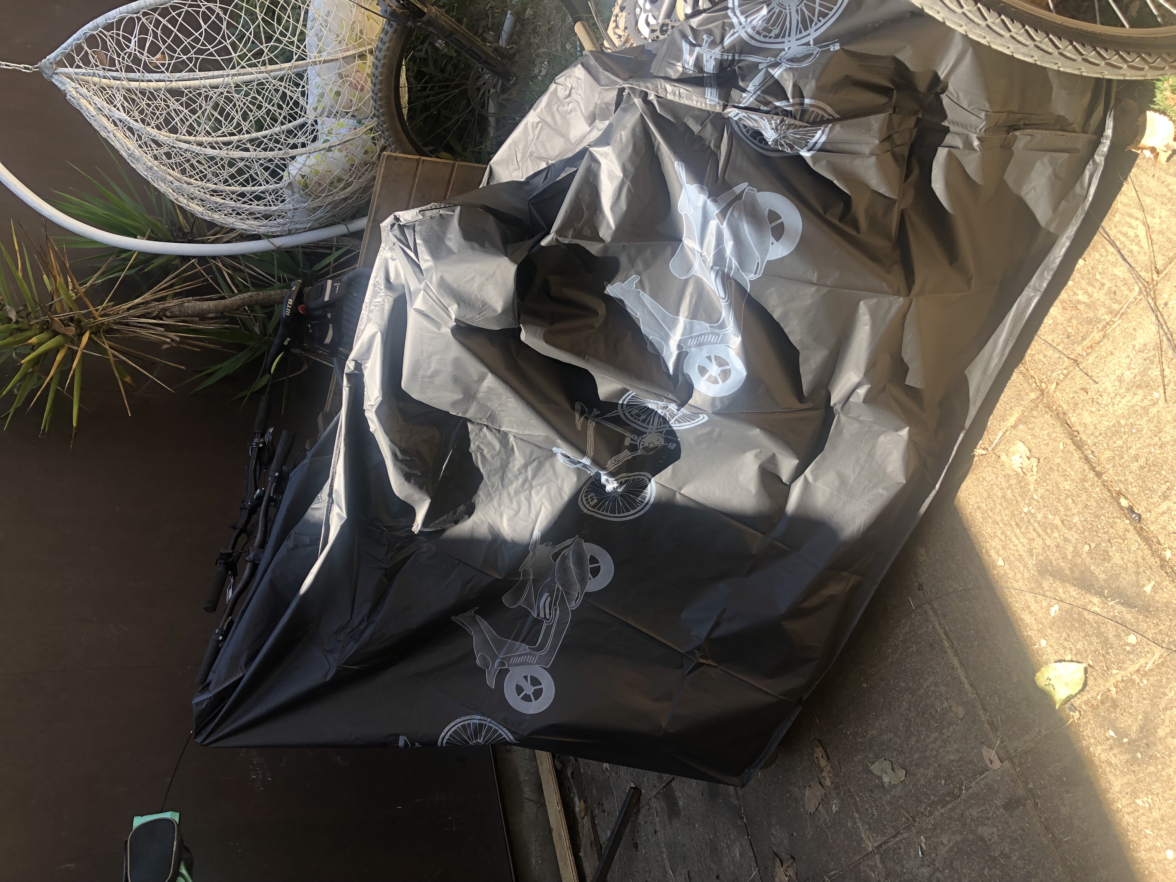 Carpa para guardar bicicletas 