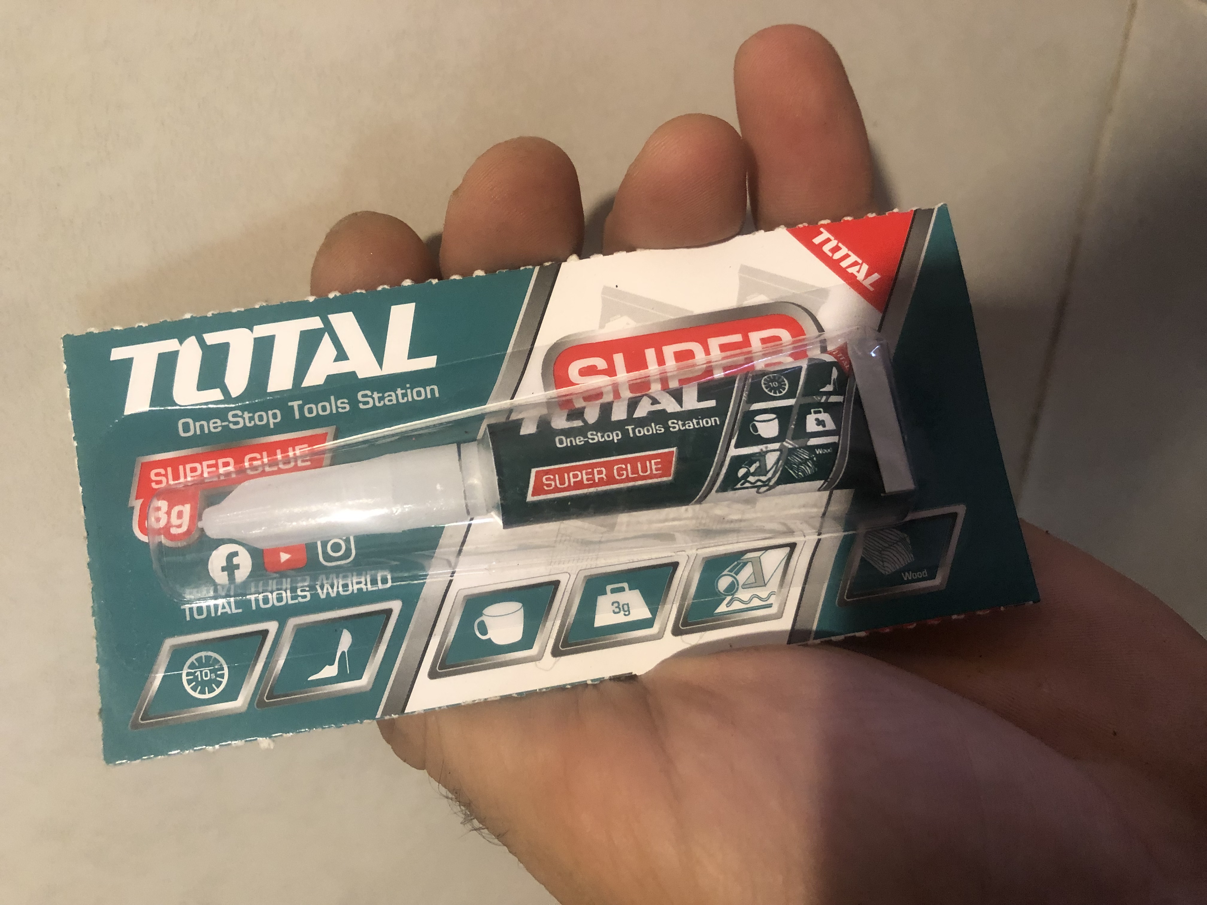 Pegamento industrial total