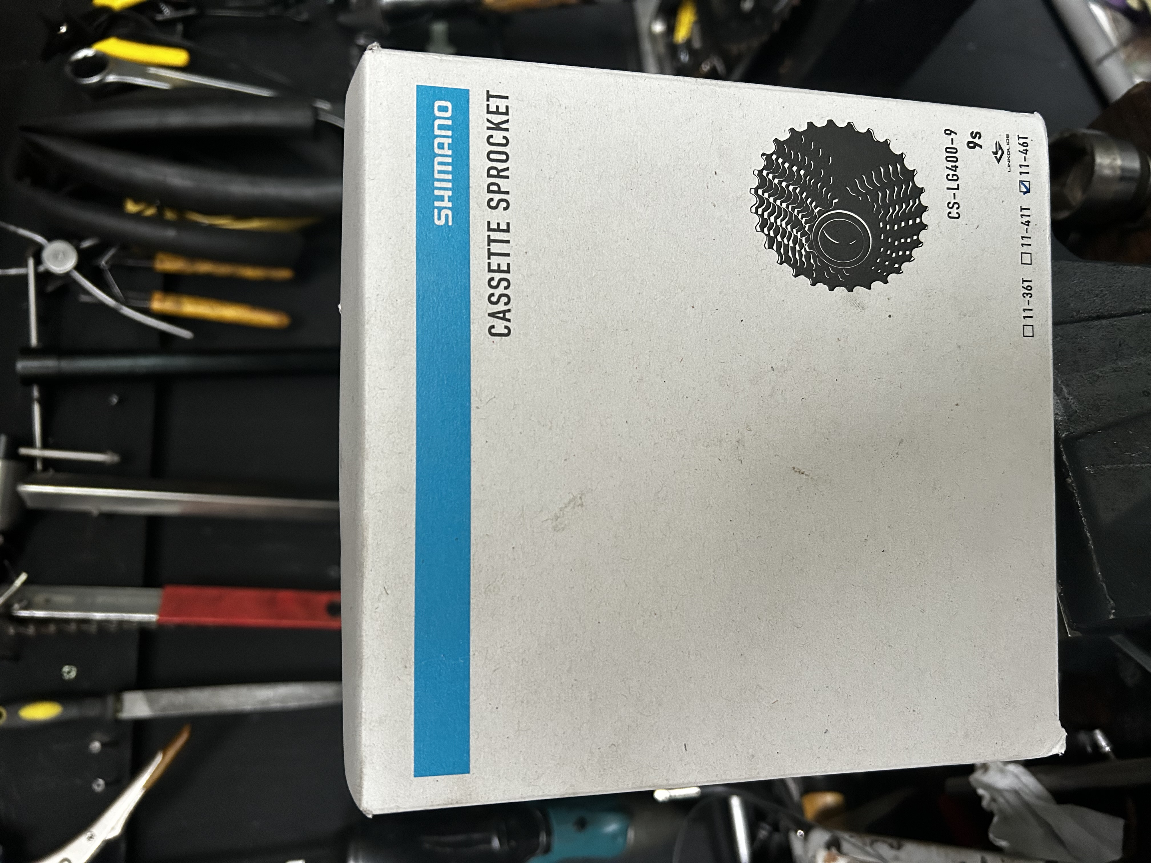 Piñón shimano cues 9v 11-46 Linkglide
