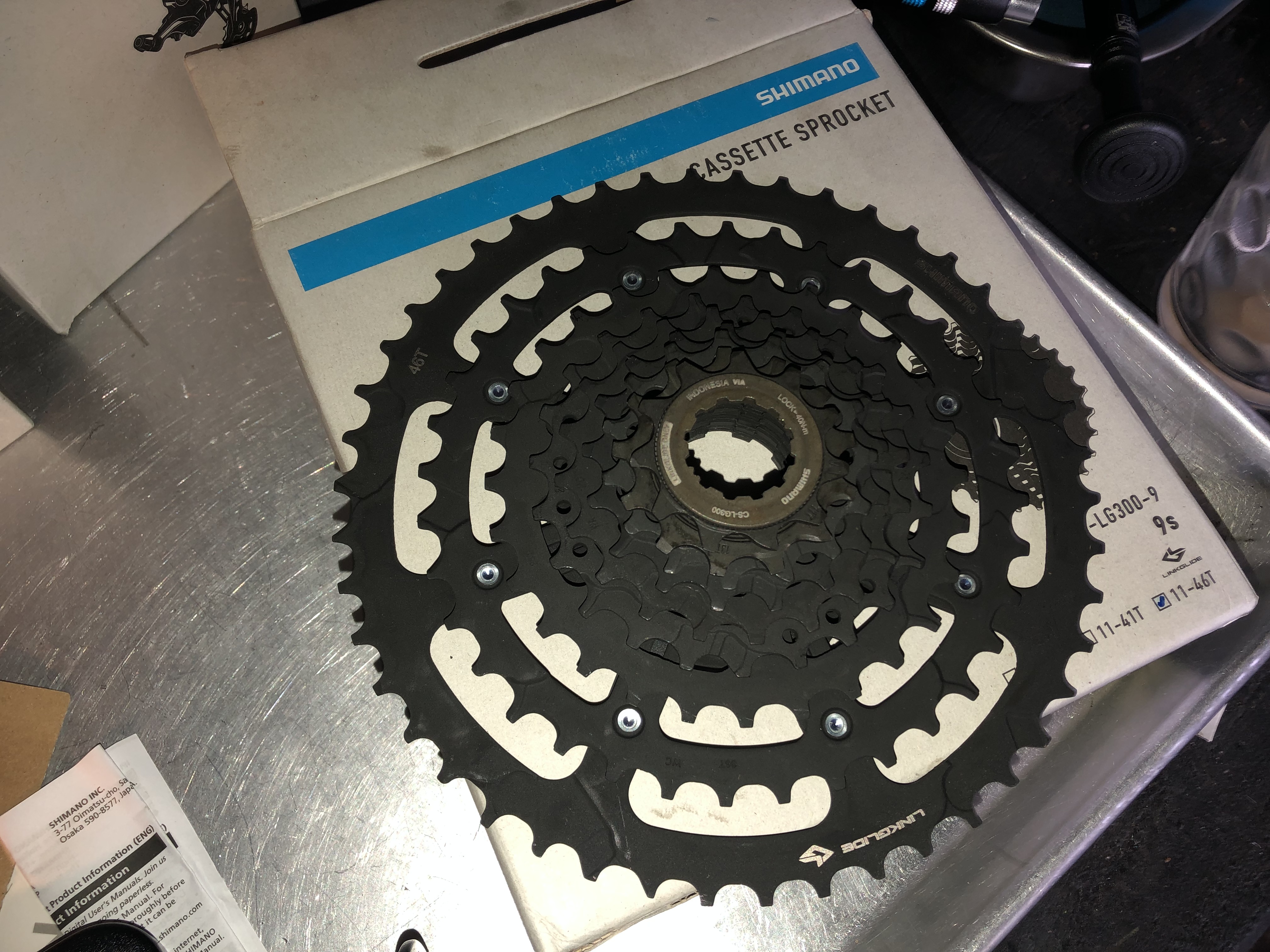 Kit completo Shimano Cues 1x9 