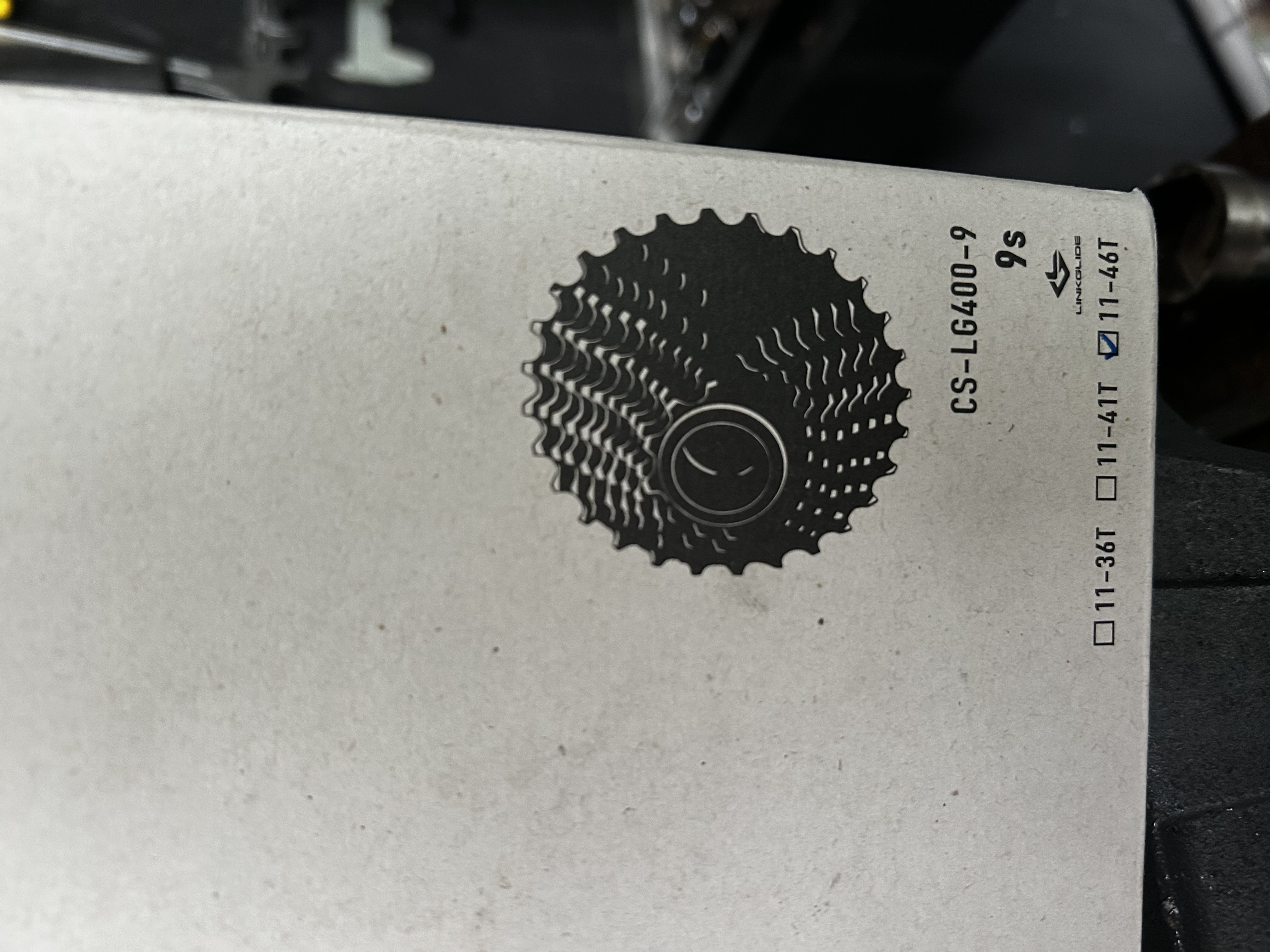 Piñón shimano cues 9v 11-46 Linkglide 
