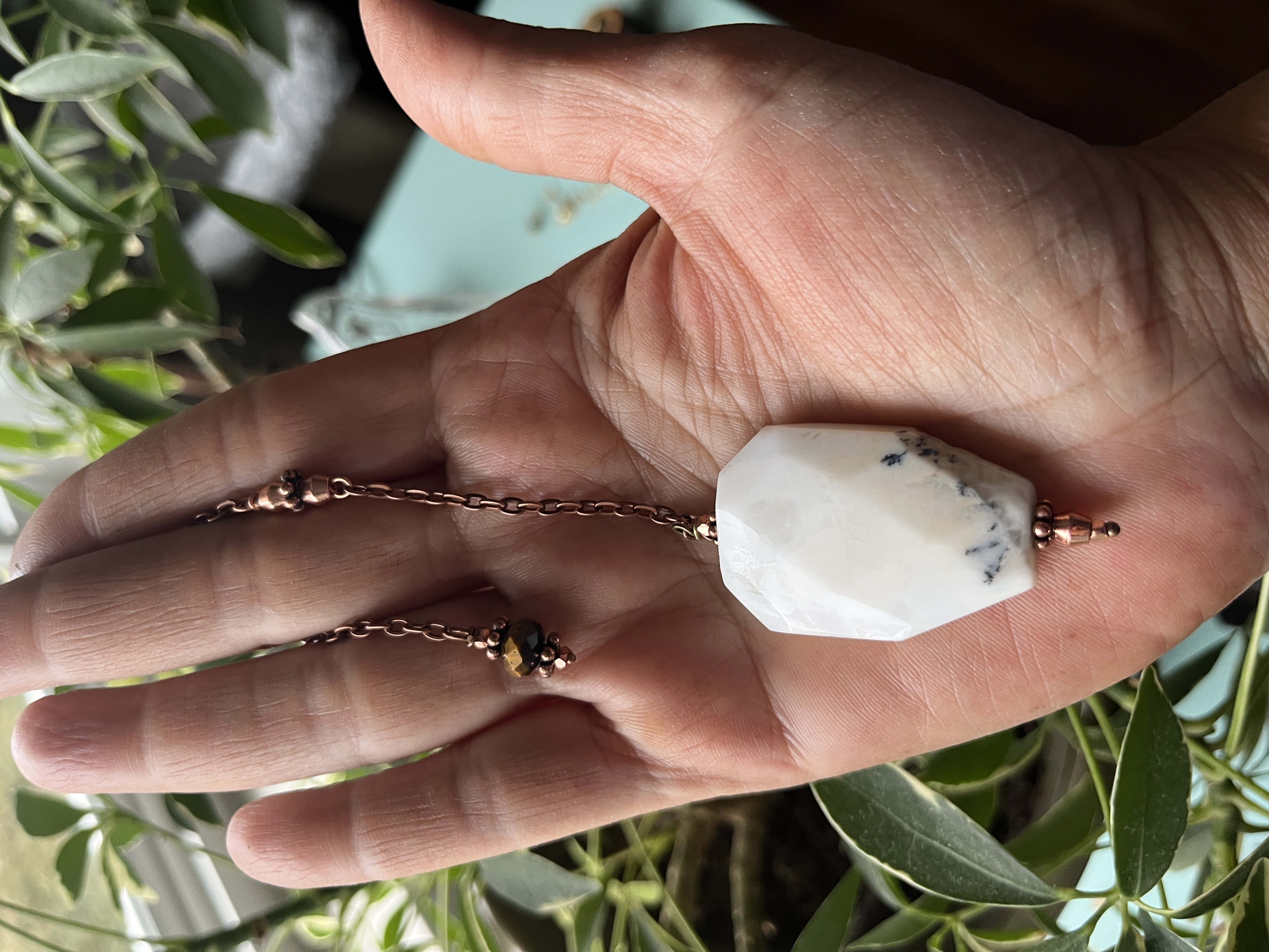 Pendulum- Dendridic  Agate