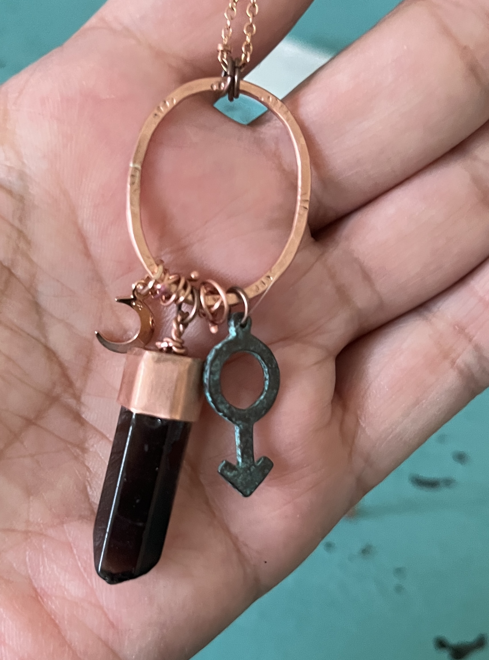 The Verdigris Key Talisman