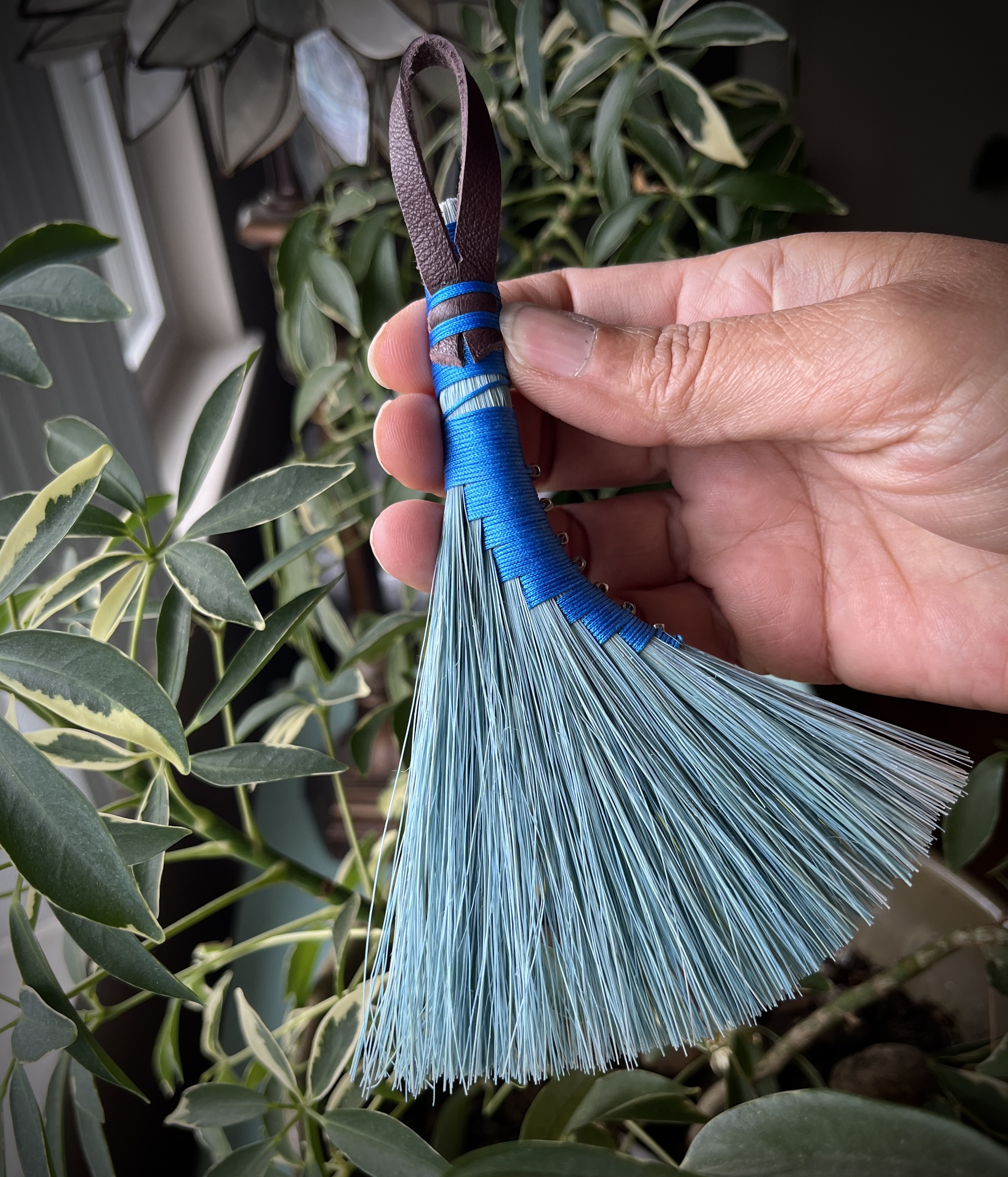 Altar Broom- Blue- 