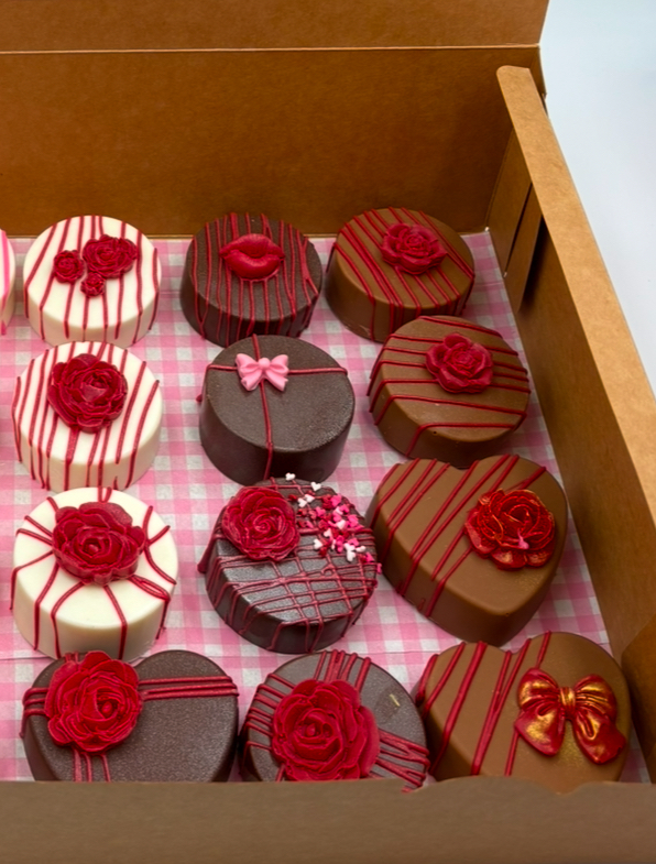 1 Dozen Chocolate Cake Pucks