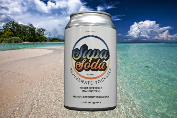 Kokum (Mangosteen) superfruit soda (12 pack)