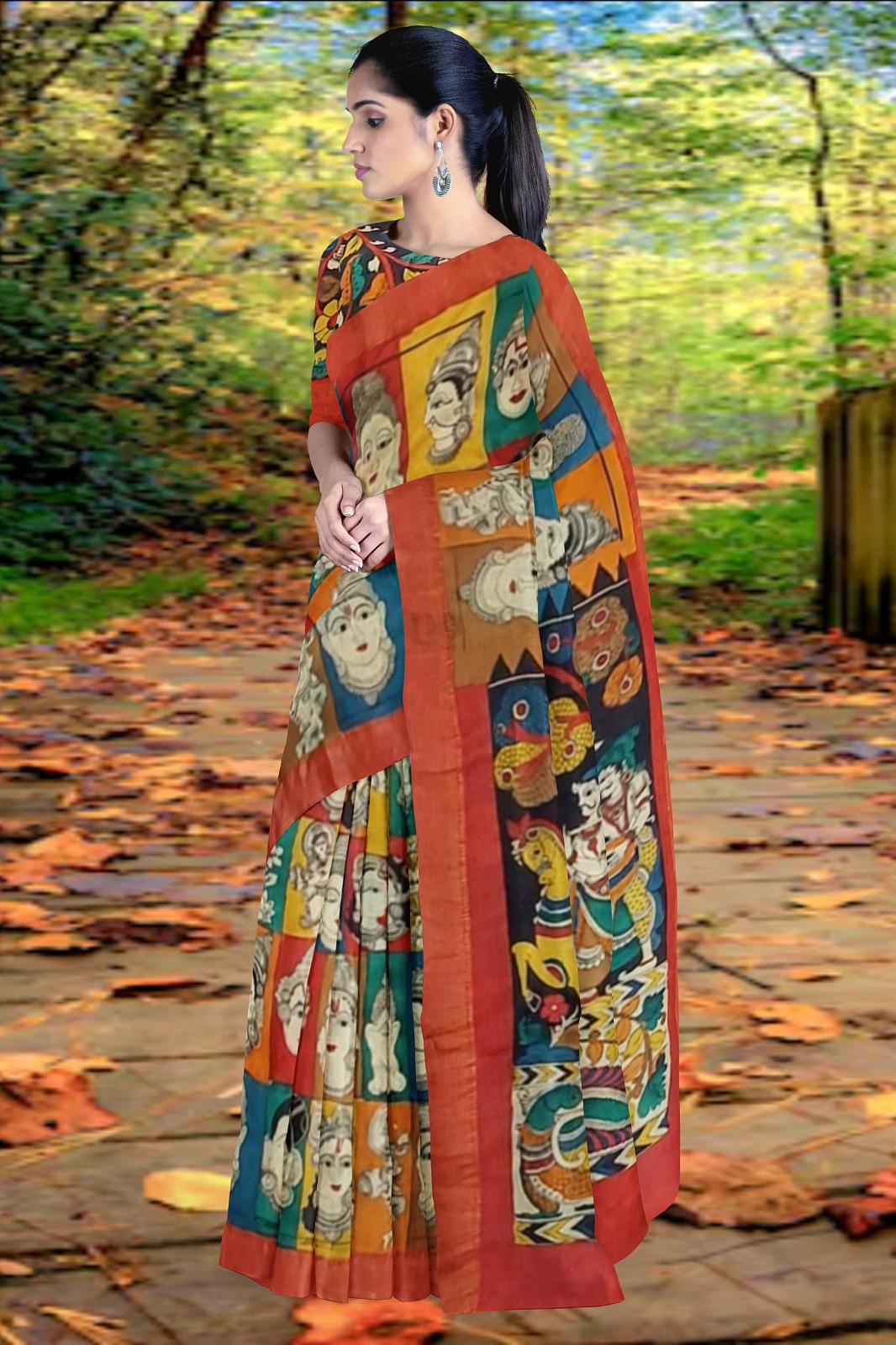 Handcrafted Artistic Saree