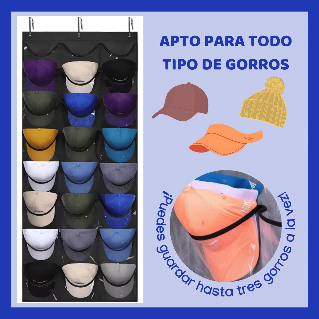 Perchero para gorras