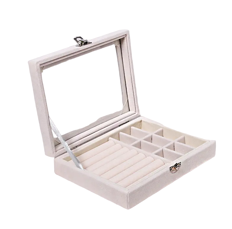 Joyero con tapa en acrílico