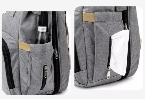 Pañalera con cambiador y USB