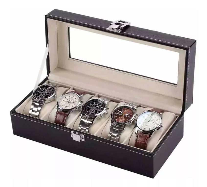 Organizador para cinco relojes