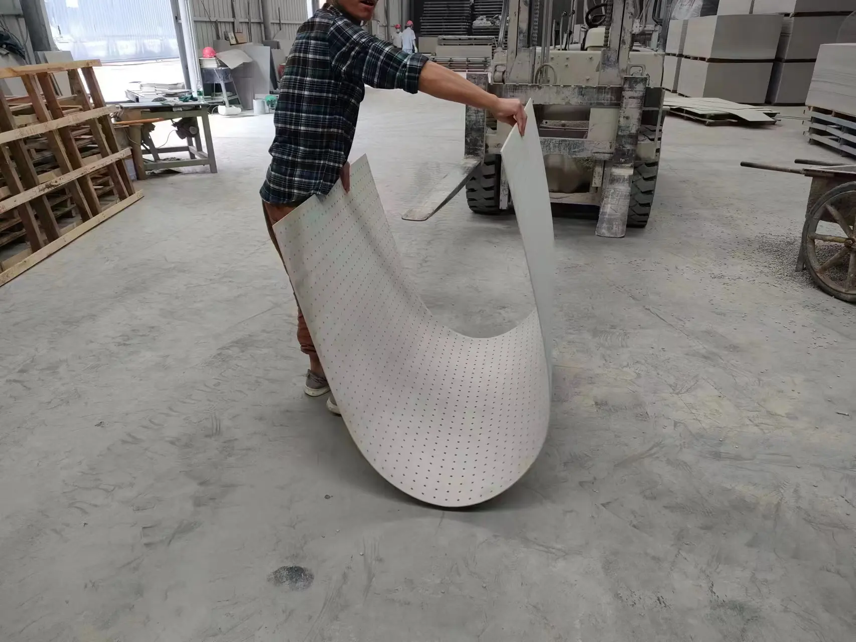 Flexible perforated sheet
