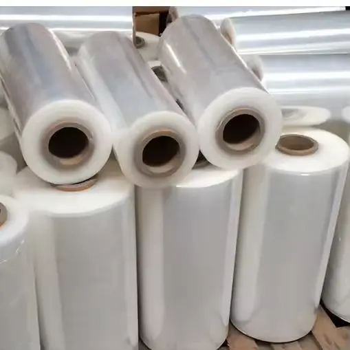 Pallet of Stretch Wrap Film Rolls