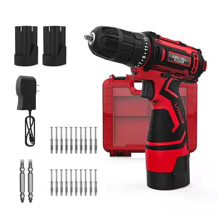 Cordless Power Drill Set