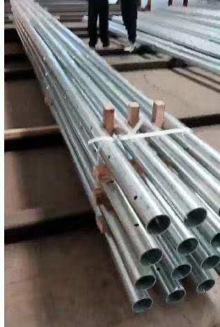 Tubular steel pole