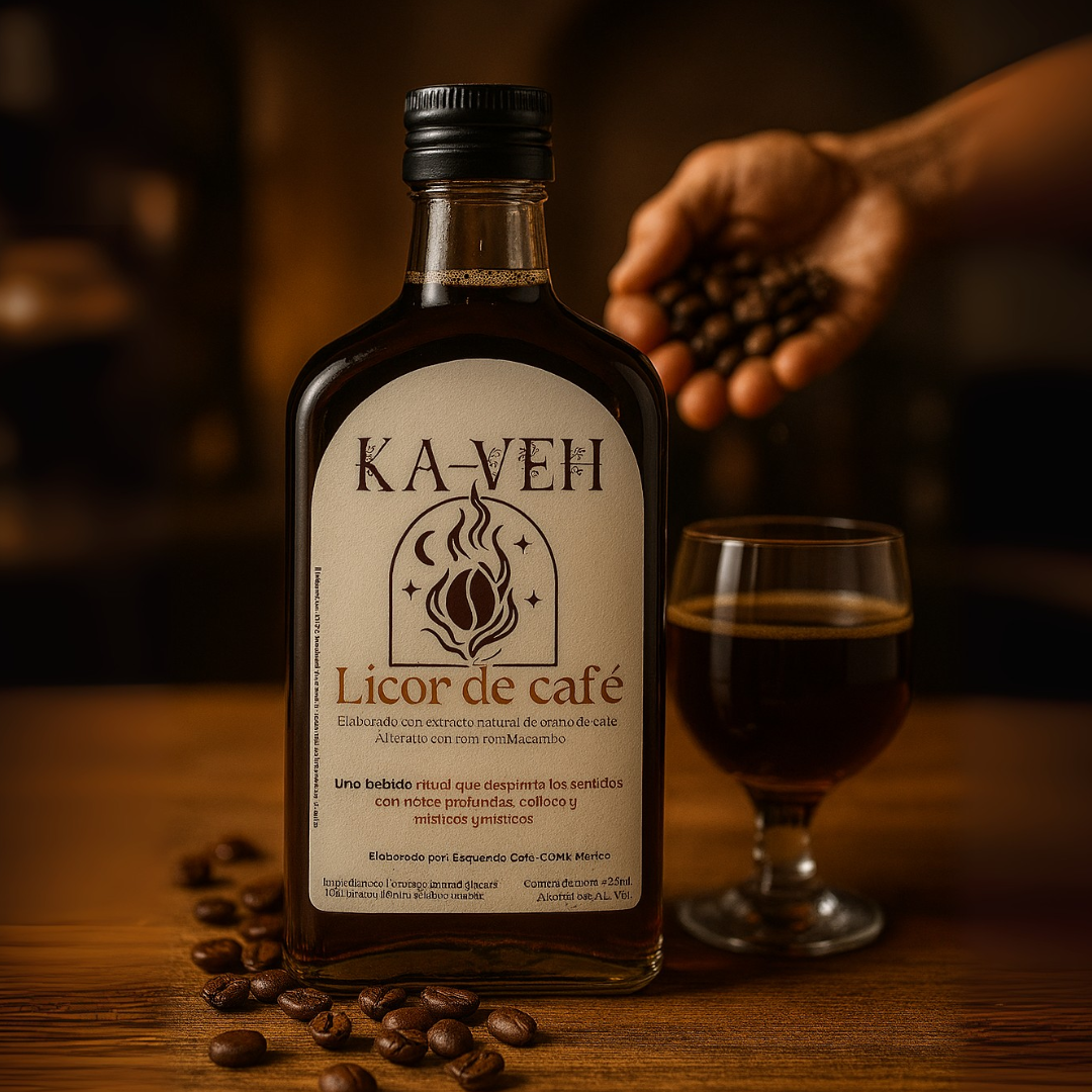 K’aveh – Licor Artesanal de Café con Cacao y Especias | Café para beber con alma