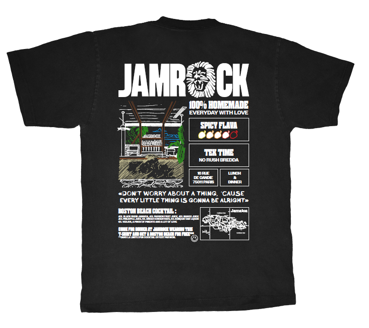 T-shirt Jamrock Noir