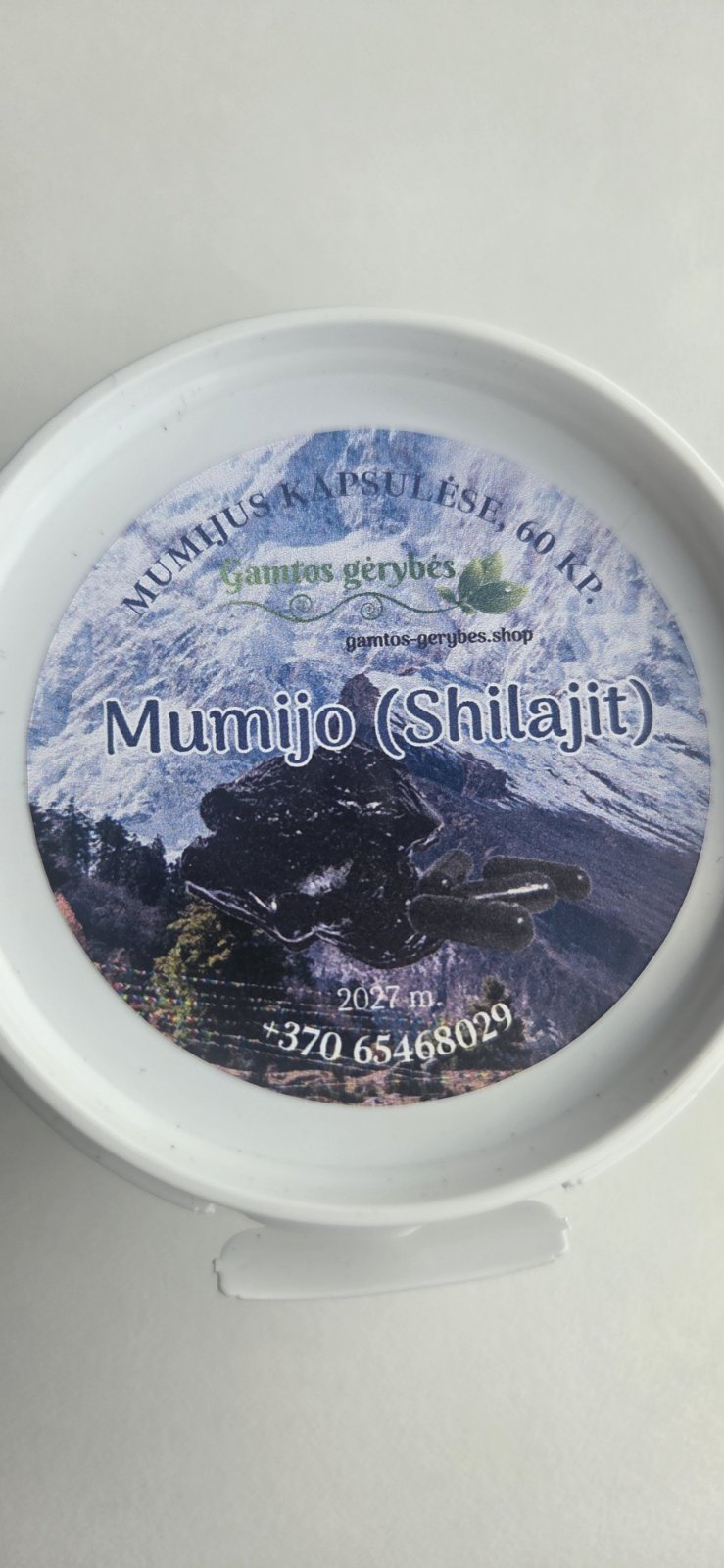 SHILAJIT Mumijus Altajaus natūrali derva kapsulėse